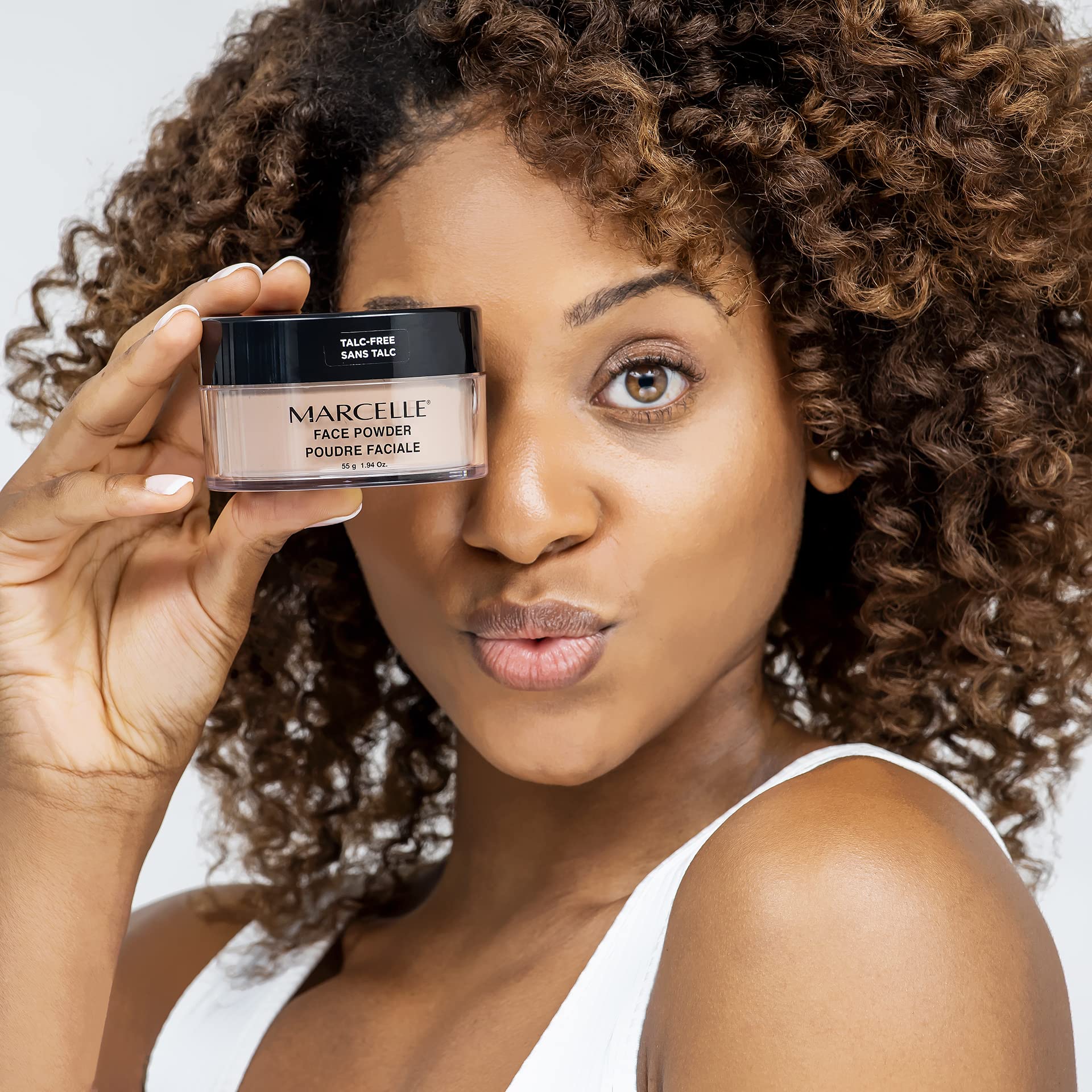 Marcelle Loose Setting Face Powder, Translucent, Talc-Free, Mattifying, Natural & Smooth Finish, Flawless Complexion, Long-Lasti