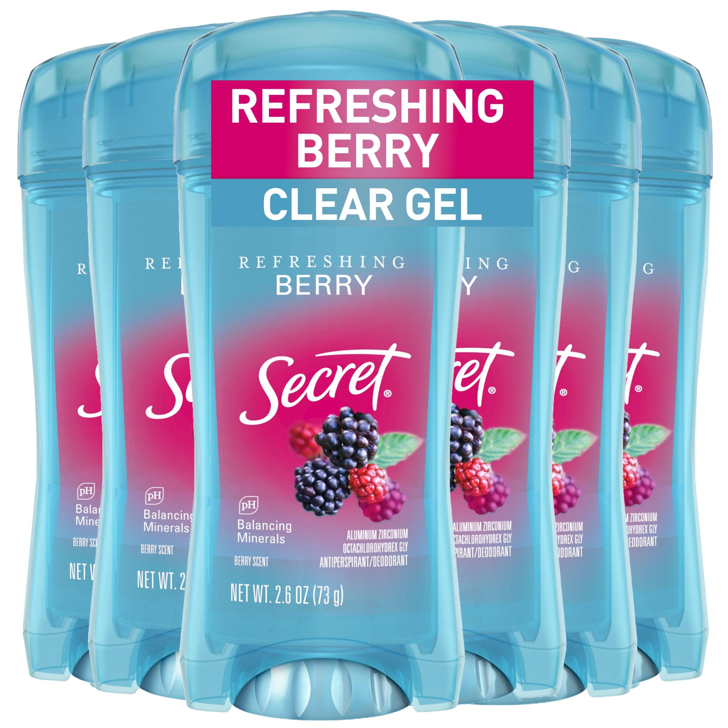 Secret Fresh Antiperspirant Deodorant for Women, 72hr Breathable Sweat & Odor Protection, Instant Freshness & Gentle, PH Balanci