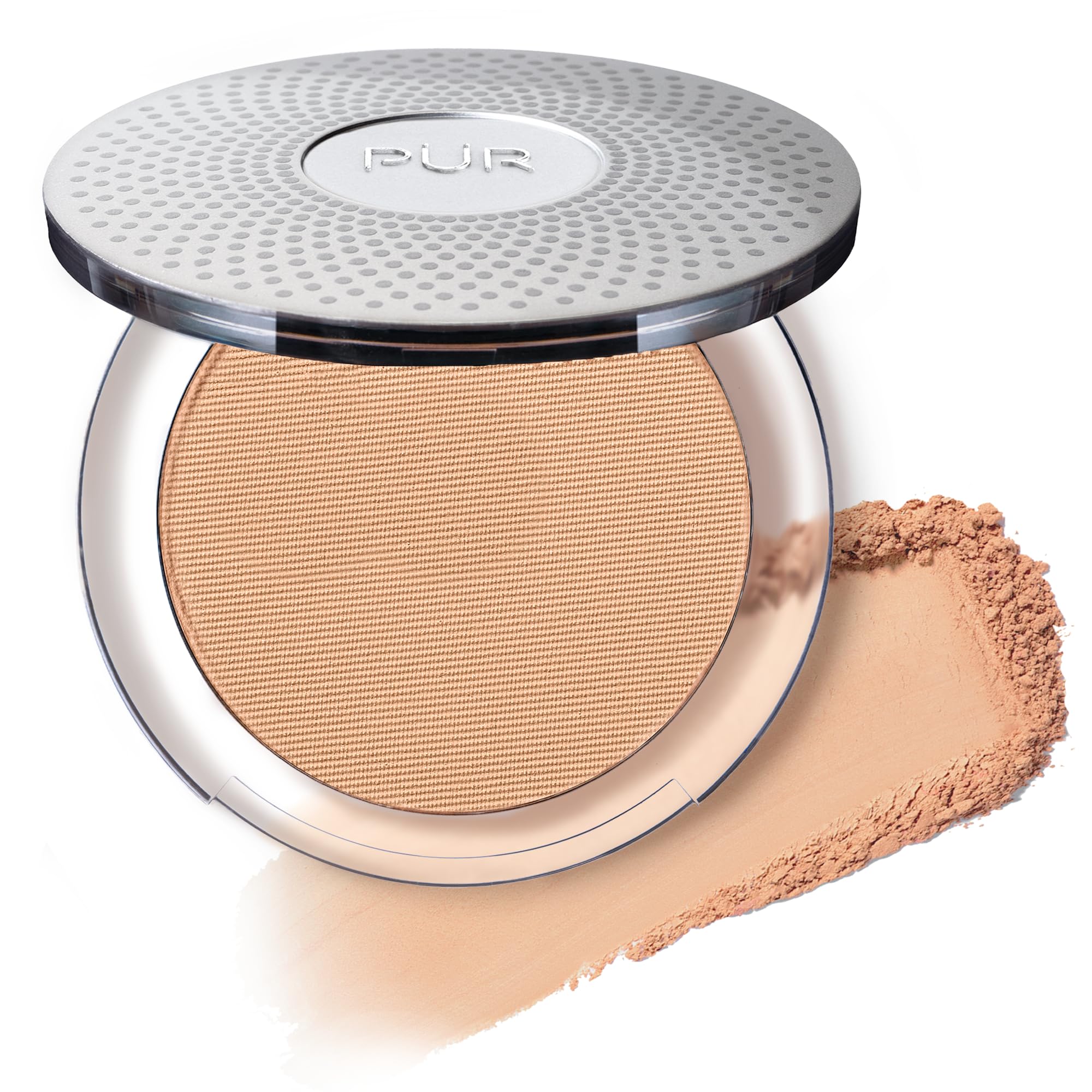 PR MINERALS 4in1 Pressed Mineral Makeup Powder Foundation with SPF 15  Concealer & Finishing Compact Pressed Powder for Face 