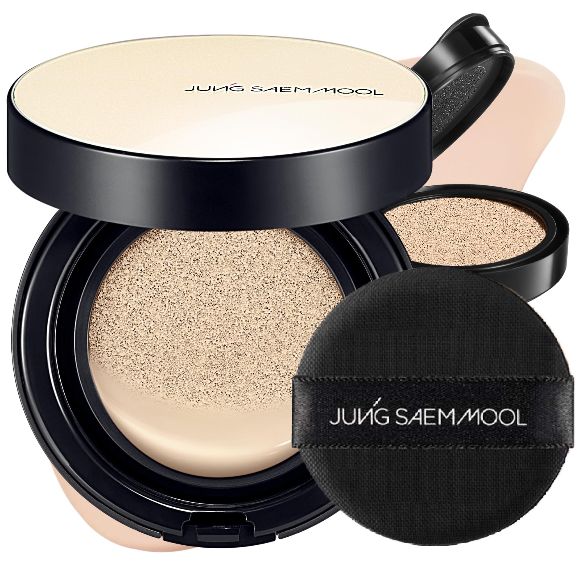 [JUNGSAEMMOOL OFFICIAL] Essential Skin Nuder Cushion (02 Fair Light) | Refill Included | Natural Finish | SPF50 Broad Spectrum |
