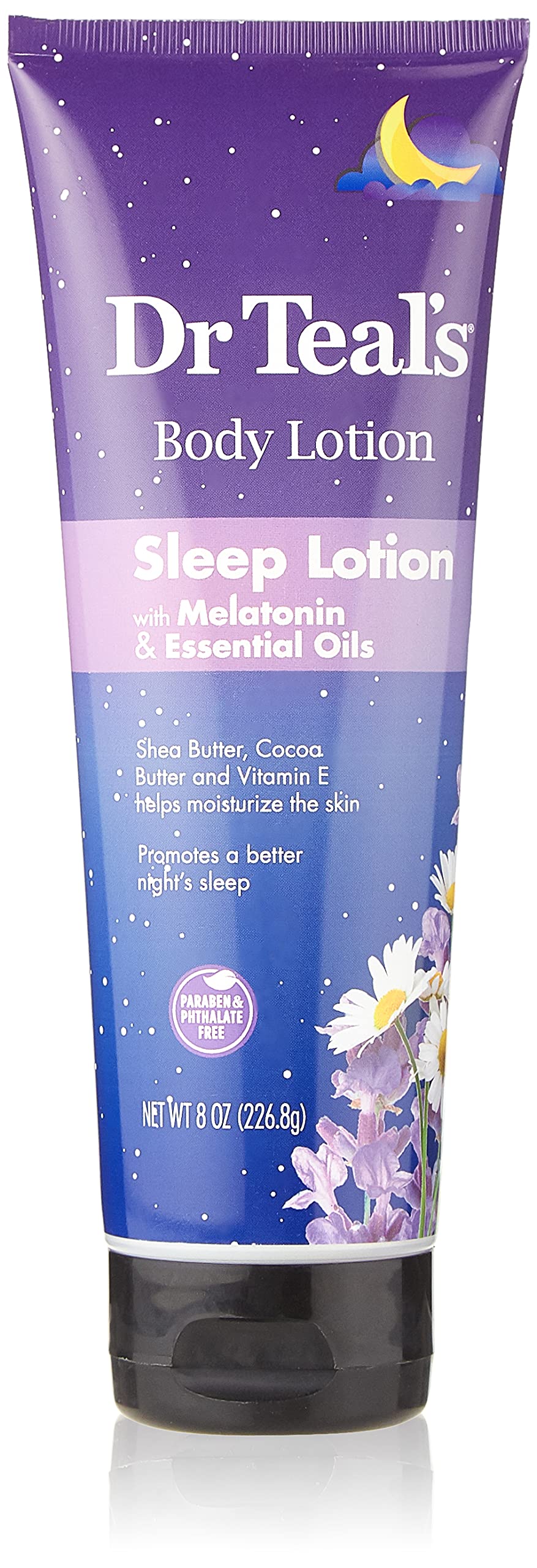 Teals Adults Body Lotion Melatonin & Essential Oils Night Sleep, 8 oz