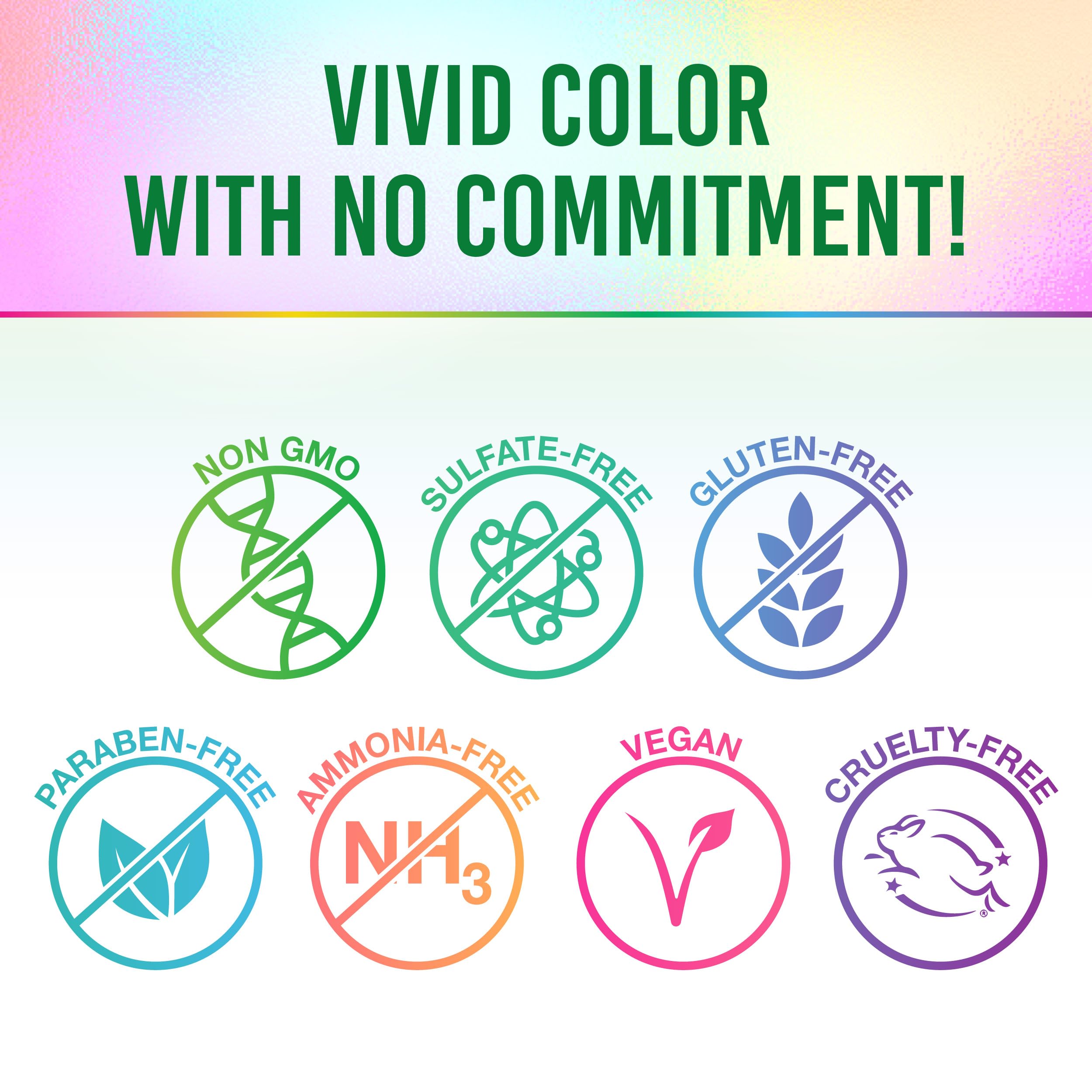 Punky, Temporary Hair Color Spray, Jaguar Green, Non-Sticky, Non-Damaging Hair Dye Instant Vivid Hair Color, 3.5 Oz, 1 Pack