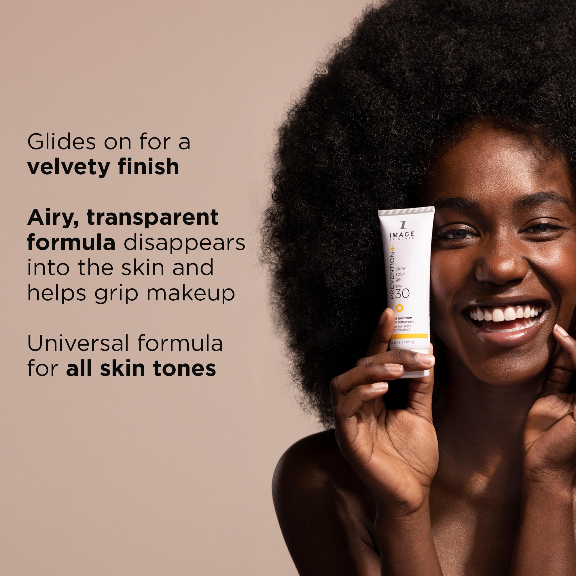 Image Skincare, Prevention+ Clear Solar Gel Spf 30 Sunscreen, Broad Spectrum, Transparent Weightless Finish And No White Cast, P