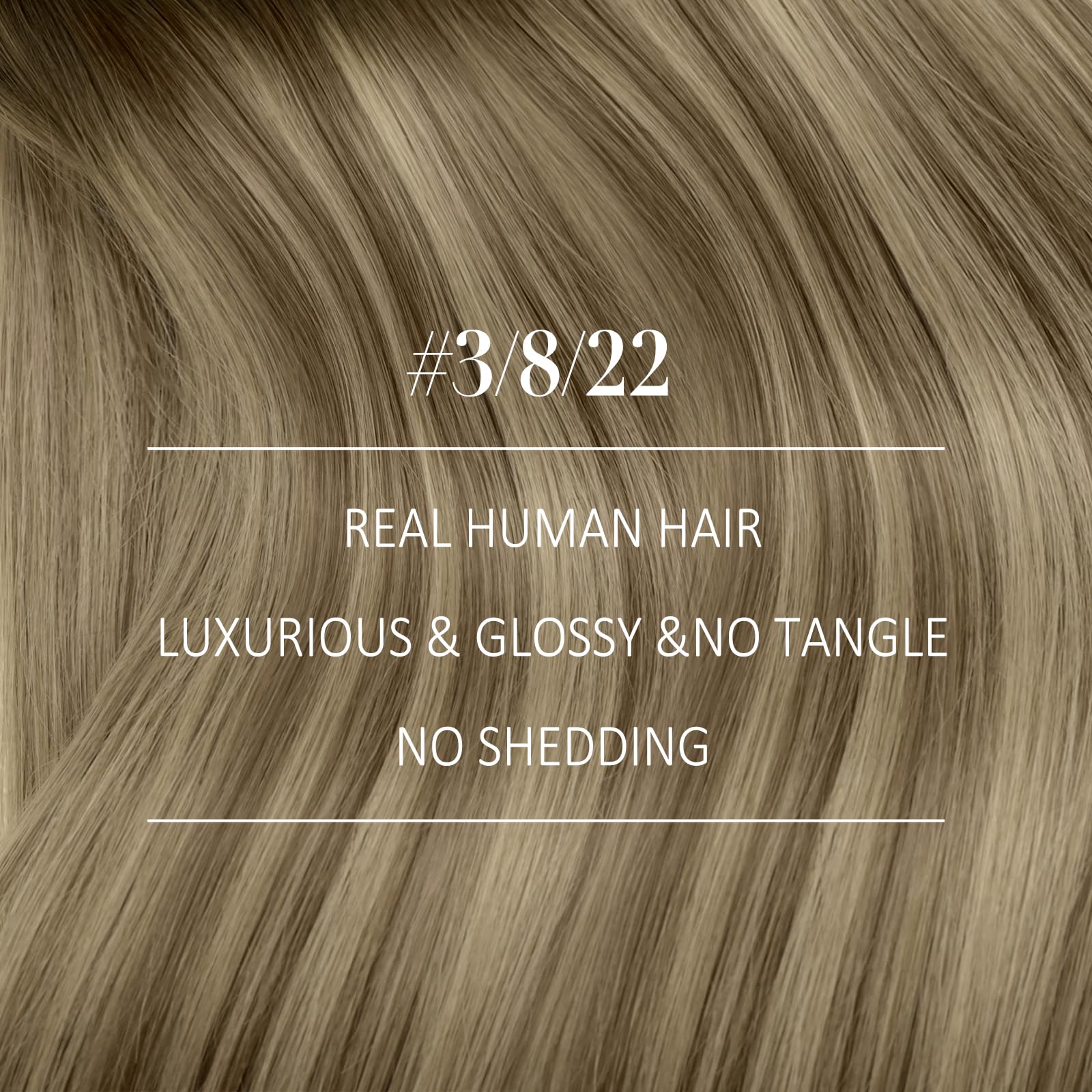 YoungSee Weft Hair Extensions Human Hair Brown Ombre Sew in Extensions Human Hair Dark Brown Ombre Light Brown with Blonde Weft