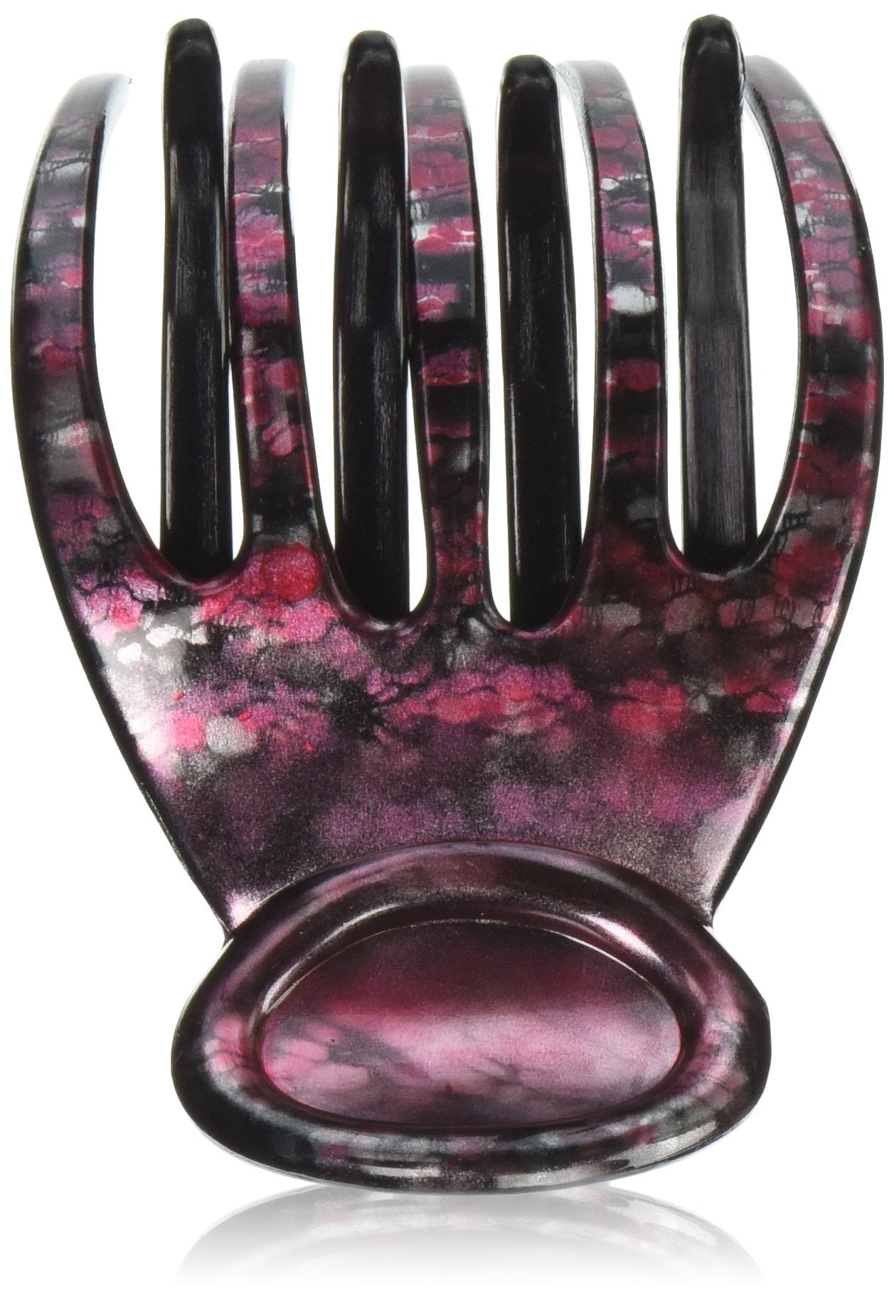 Caravan Pink Splash Yoga Scoop Duck Clip, 0.5 Ounce