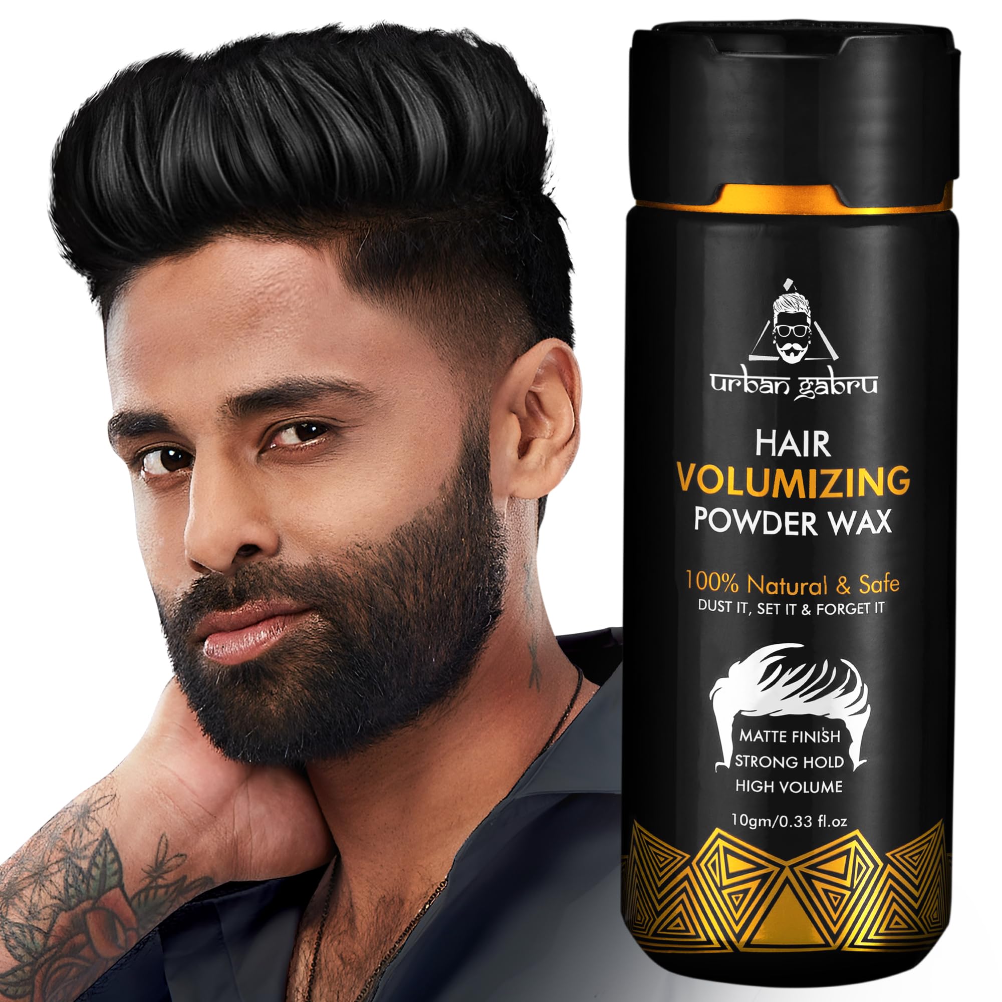 urbangabru Volumizing Hair Powder for Men | Matte Finish Styling Powder (0.3oz / 10g)