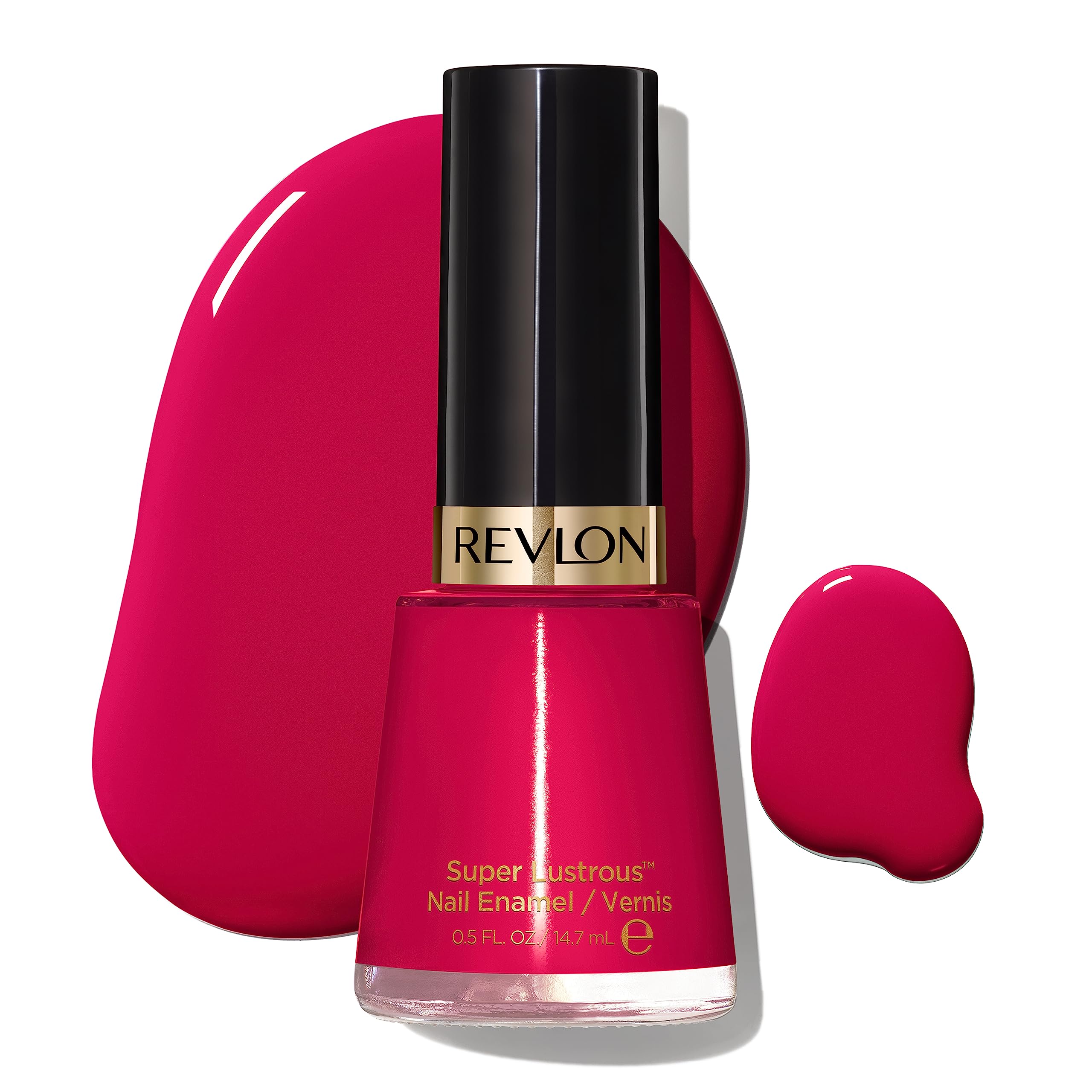 Revlon Super Lustrous Nail Polish, ChipResistant & Longwear Formula, High Shine Finish, 270 Cherries In The Snow, 0.5 fl oz