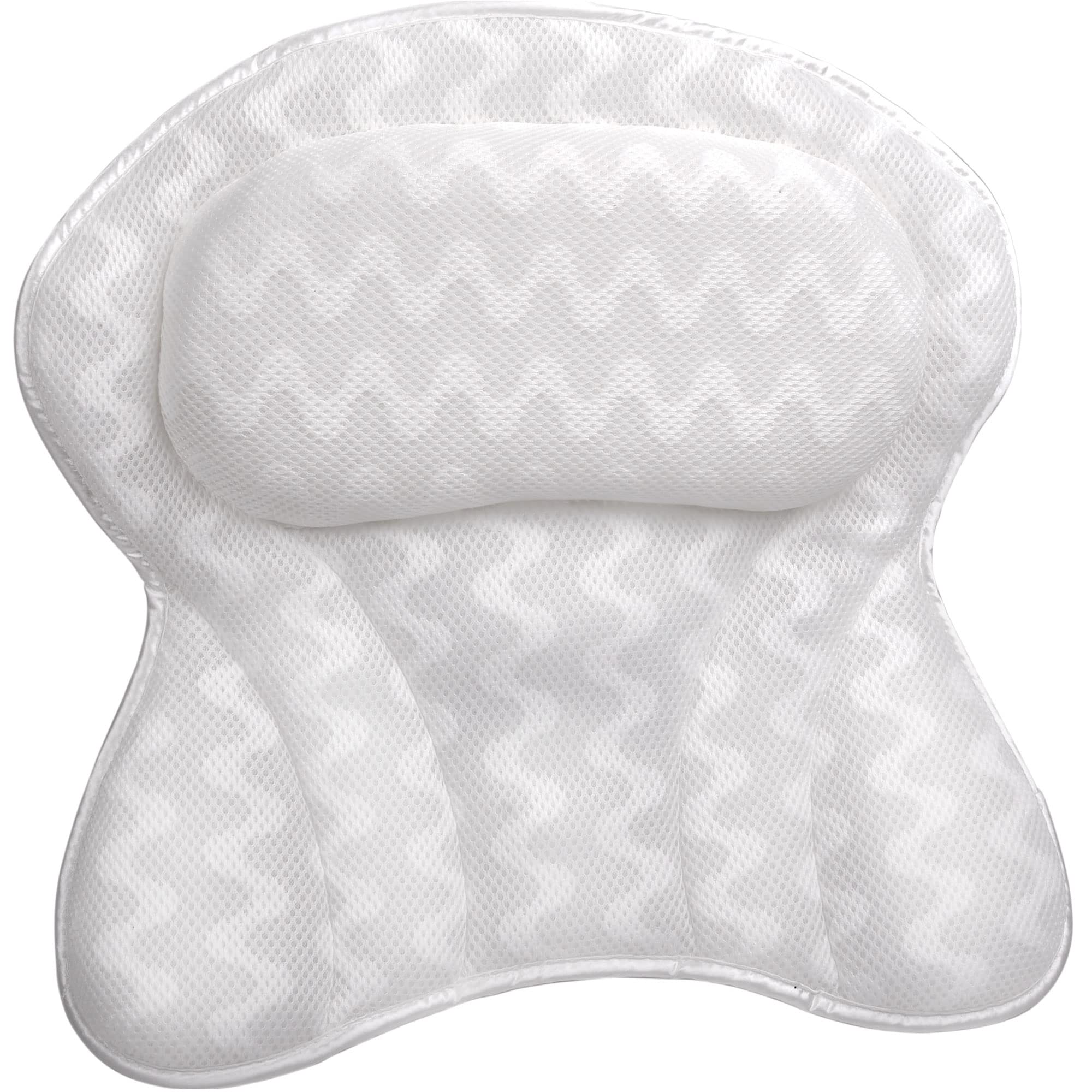 Sierra Concepts Bath Pillow Spa Bathtub Ergonomic For Tub, Neck, Head, Shoulder Pillows Support Cushion Headrest - Luxury Soft 3