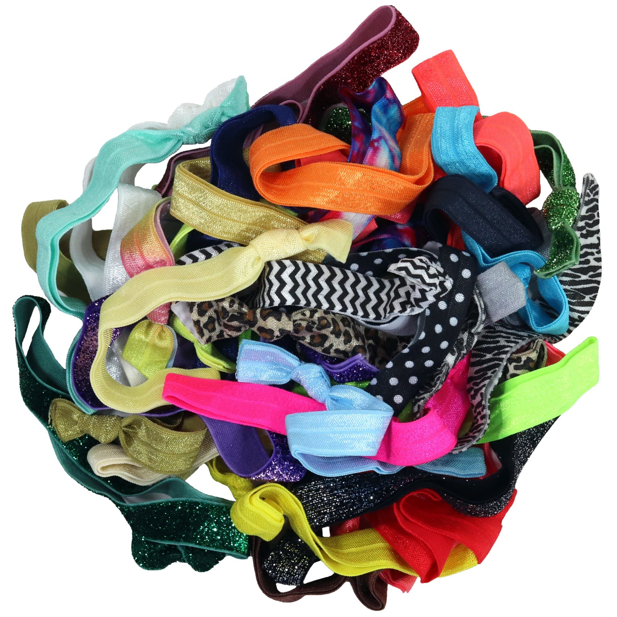 10 Elastic HEADBANDS No crease Knotted Ouchless headband or hair ties by Kenz Laurenz