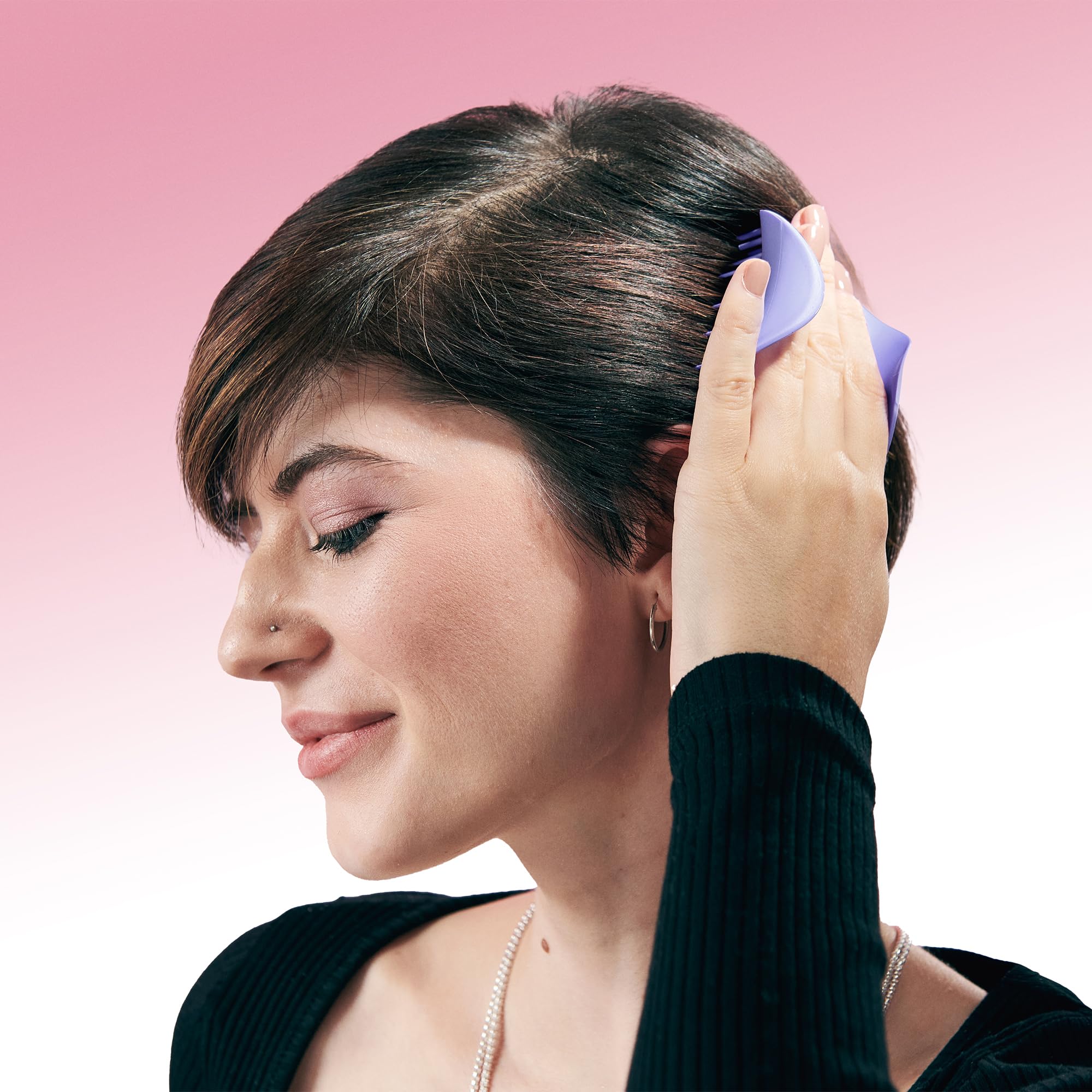 Tangle Teezer, The Scalp Exfoliator & Massager, Promotes Hair Growth And Dandruff Removal, Shampoo Brush For Scalp, Perfect For