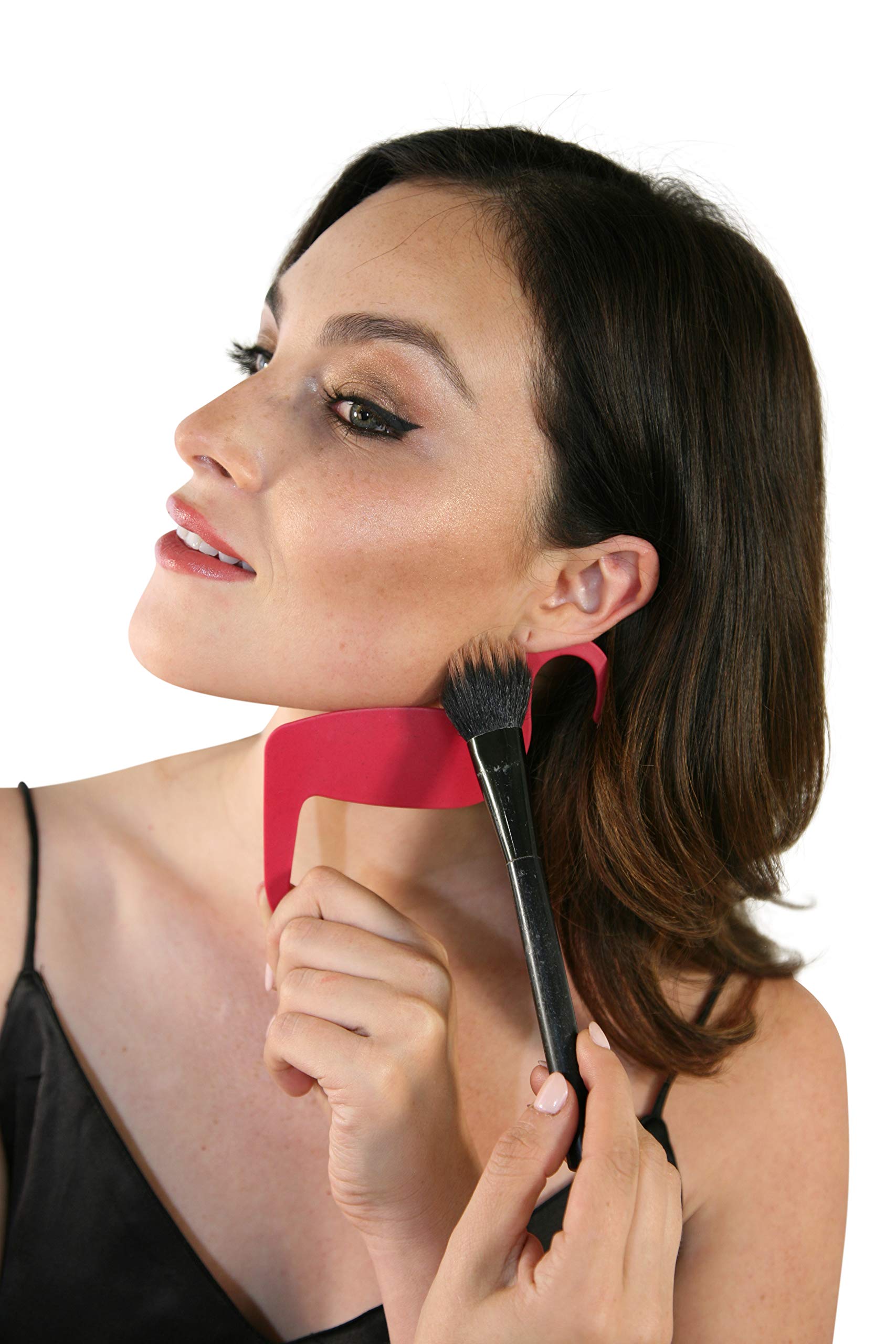 Contour Stencil By Revo - Makeup Kit Brushes Set - Eyebrow Pencil Tint Shaper- Nose Contour Palette Kit Organizer Tool - Contour