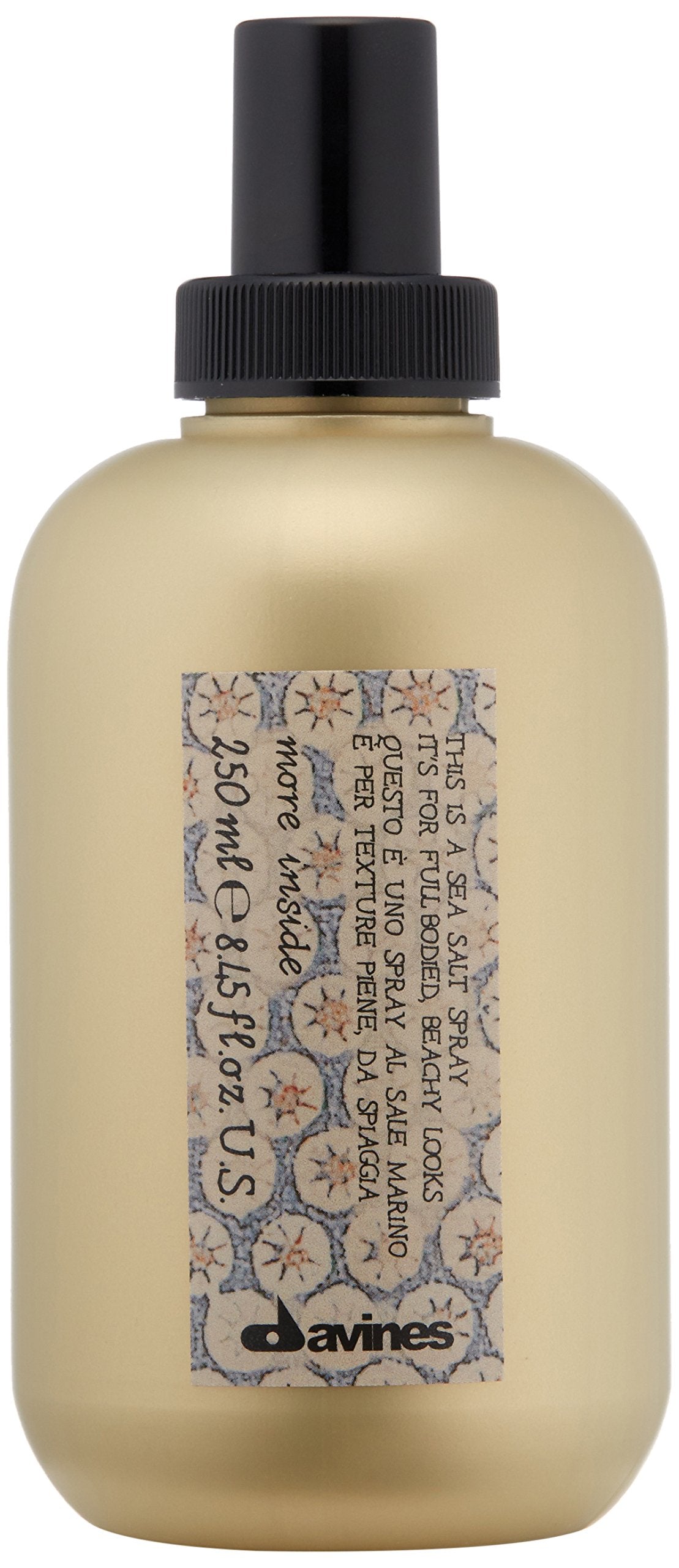 Davines This Is A Sea Salt Spray | Full-Bodied, Beachy Waves With Matte Finish | For All Hair Types | 8.45 Fl Oz