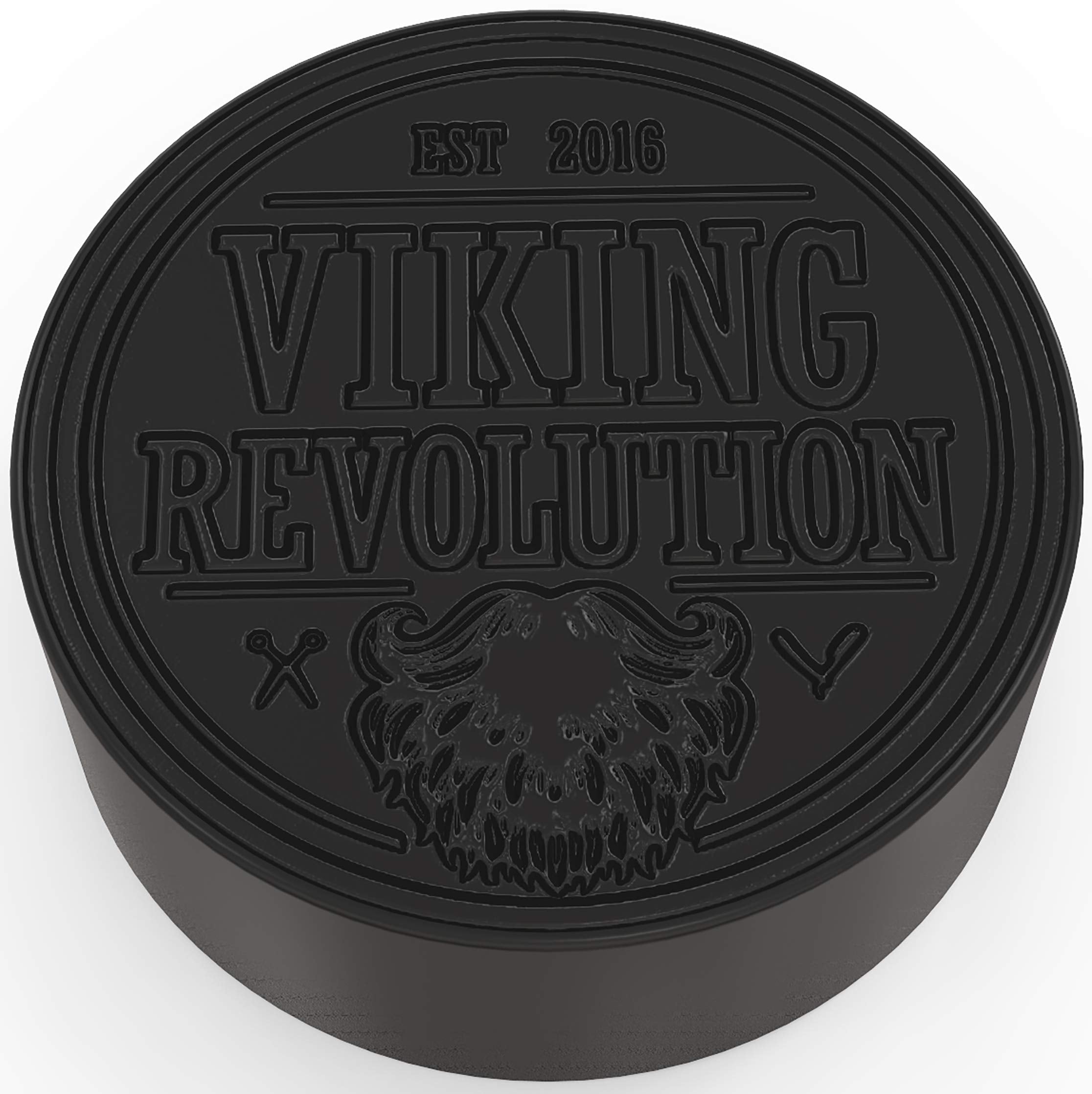 Viking Revolution Activated Charcoal Soap for Men, Peppermint & Eucalyptus, 0.7 Fl Oz, Cleanses Blackheads, Face & Body