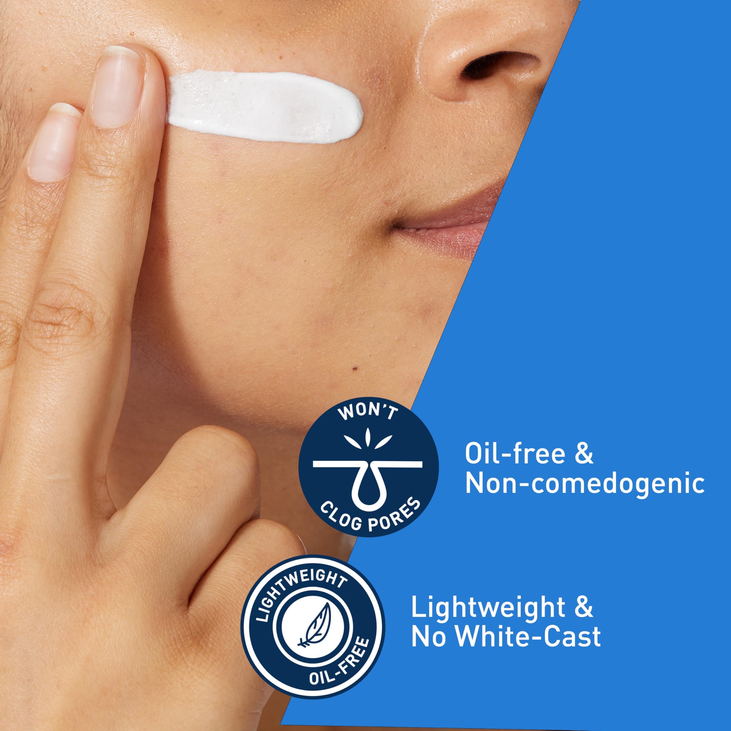 CeraVe Ultra-Light Moisturizing Lotion With SPF 30| Daily Face Moisturizer with SPF | Formulated with Hyaluronic Acid & Ceramide
