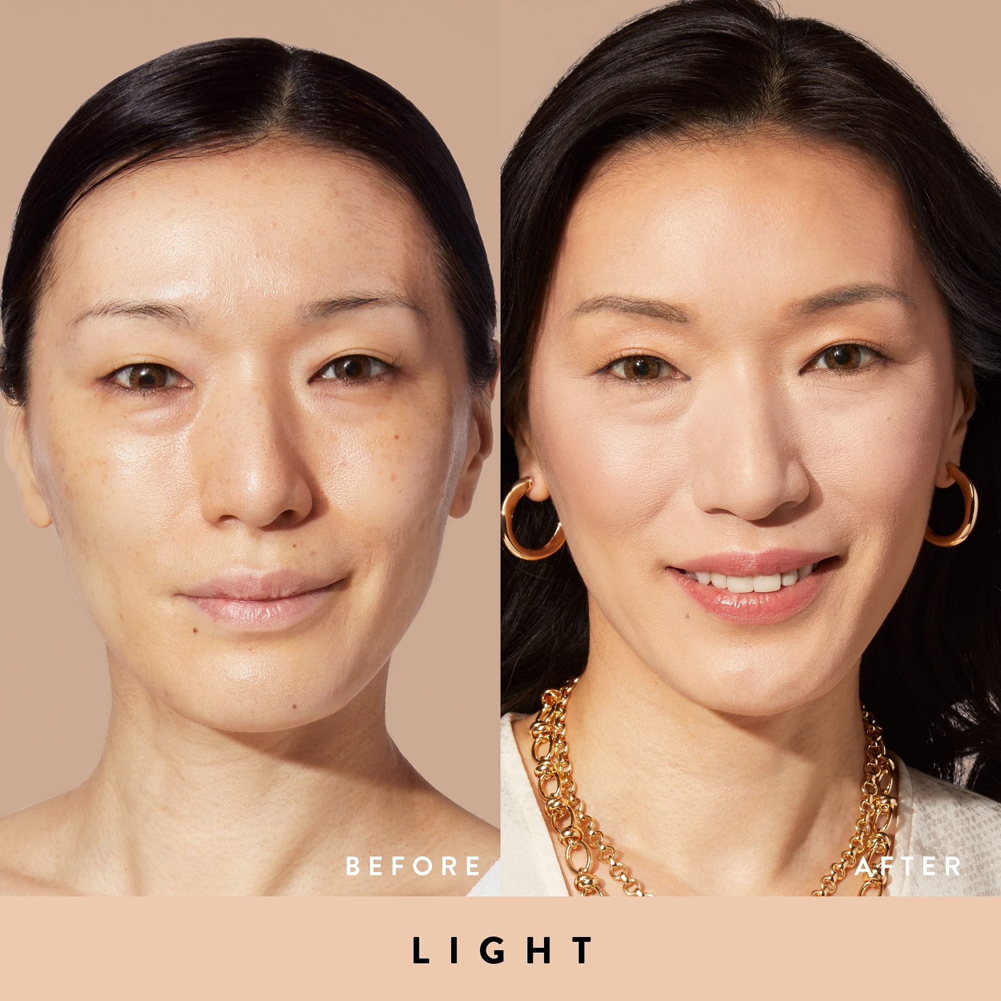 LAURA GELLER NEW YORK Quench-n-Tint Hydrating Foundation - Light - Sheer to Light Buildable Coverage - Natural Glow Finish - Lig