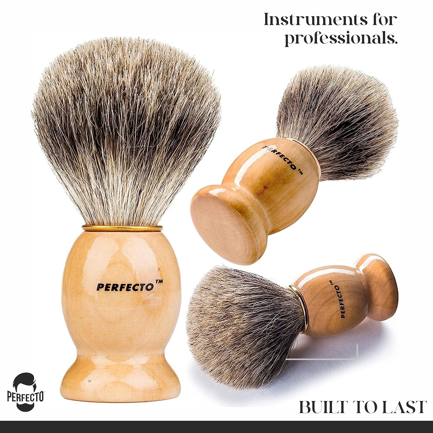 Synthetic Bristles Shaving Brush For Men, Engineered For The Best Shave Of Your Life. Shaving Brush - Shave Brush For Wet Shave