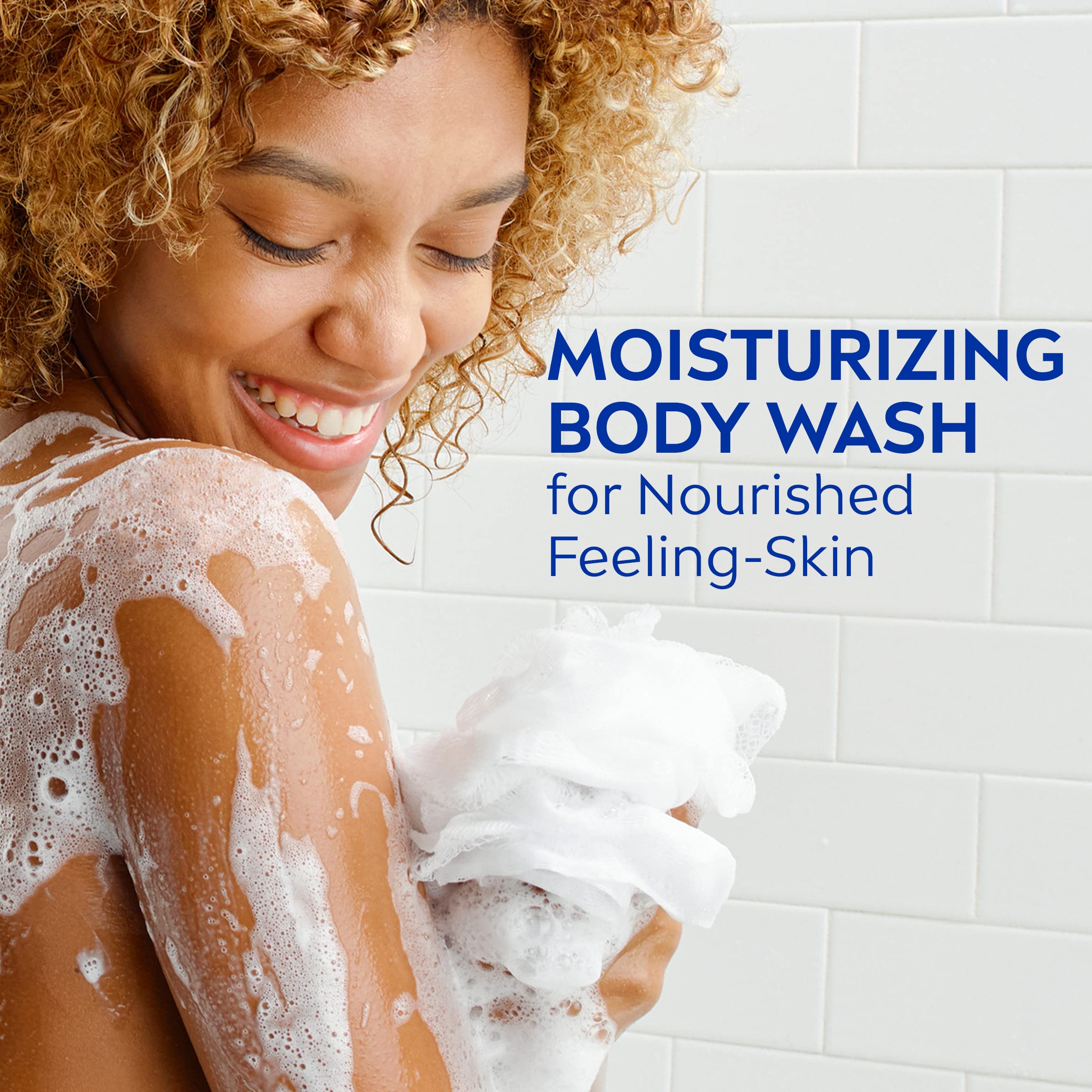 Nivea Coconut And Almond Milk Pampering Body Wash, Moisturizing Body Wash With Nourishing Serum, Plant-Derived Oils, Essential S