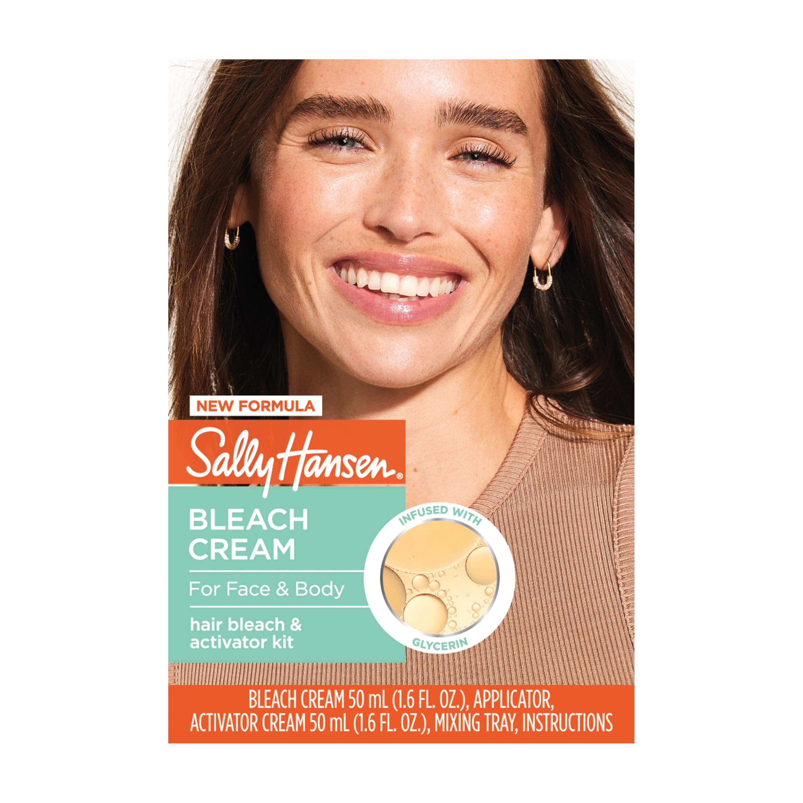 Sally Hansen Extra Strength Creme Bleach Kit, Pack of 2, Effective Hair Removal Solution
