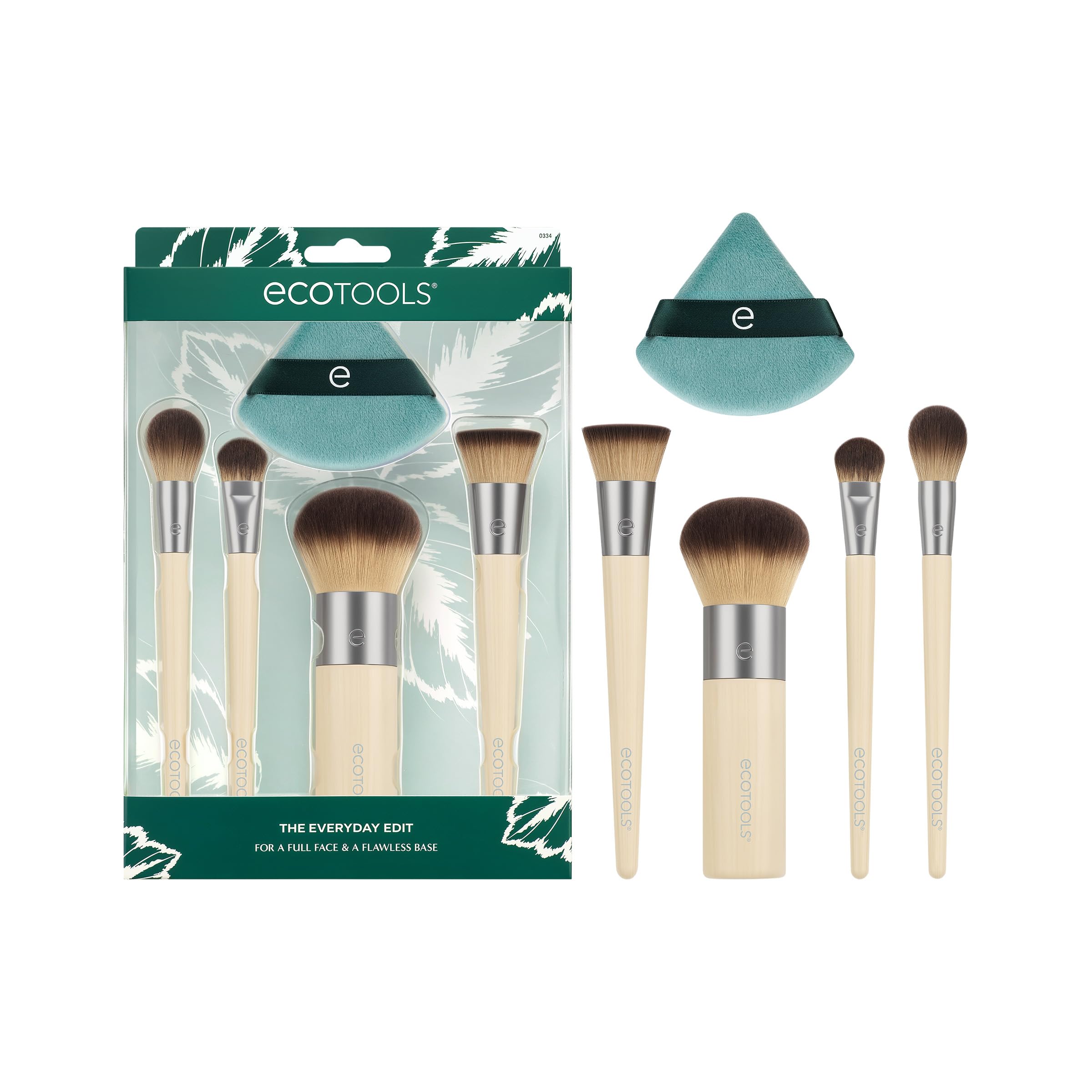 EcoTools The Everyday Edit 5Piece Makeup Brush Set, Makeup Accessories