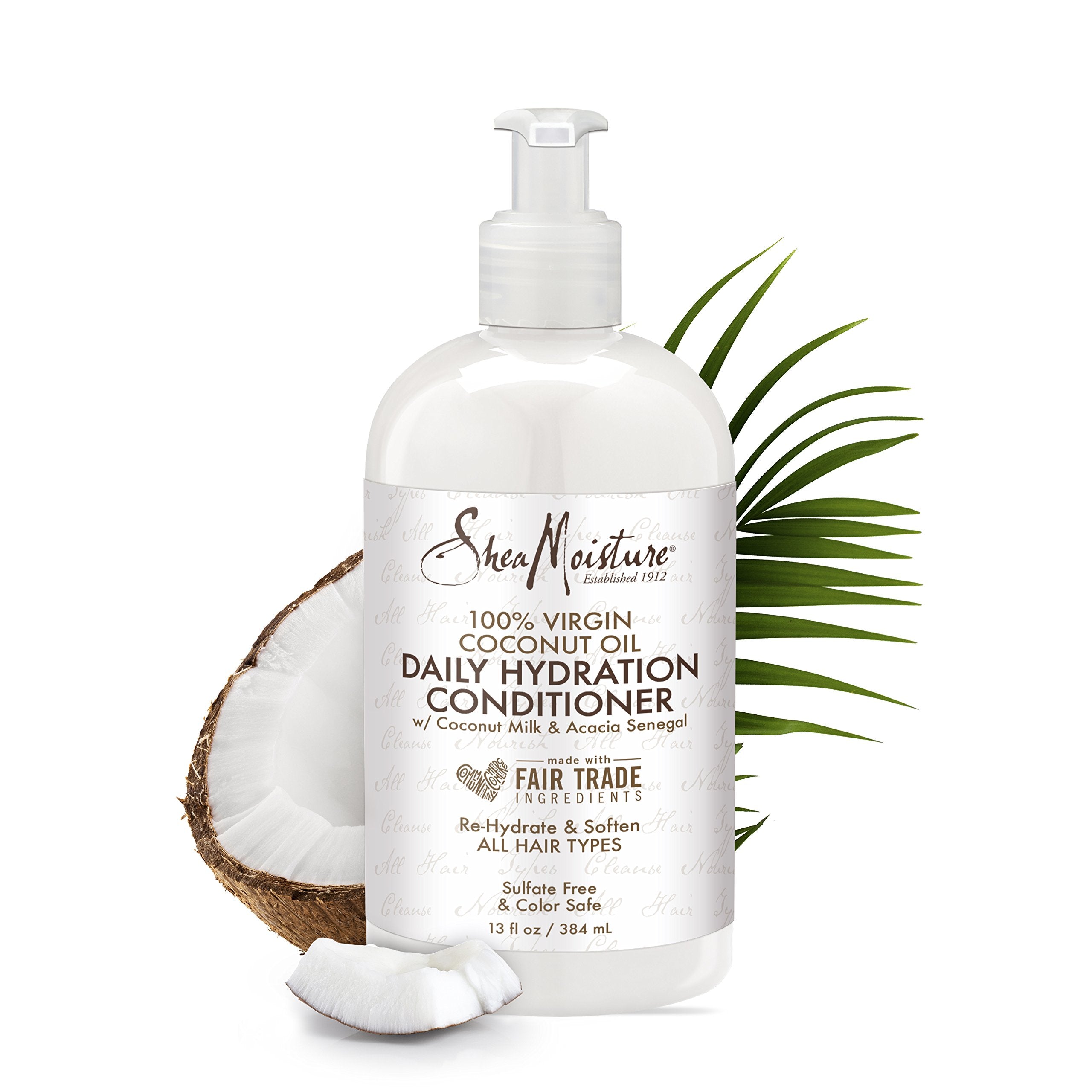 Shea Moisture 100% Virgin Coconut Oil Conditioner 13 Ounce (384Ml) (6 Pack)