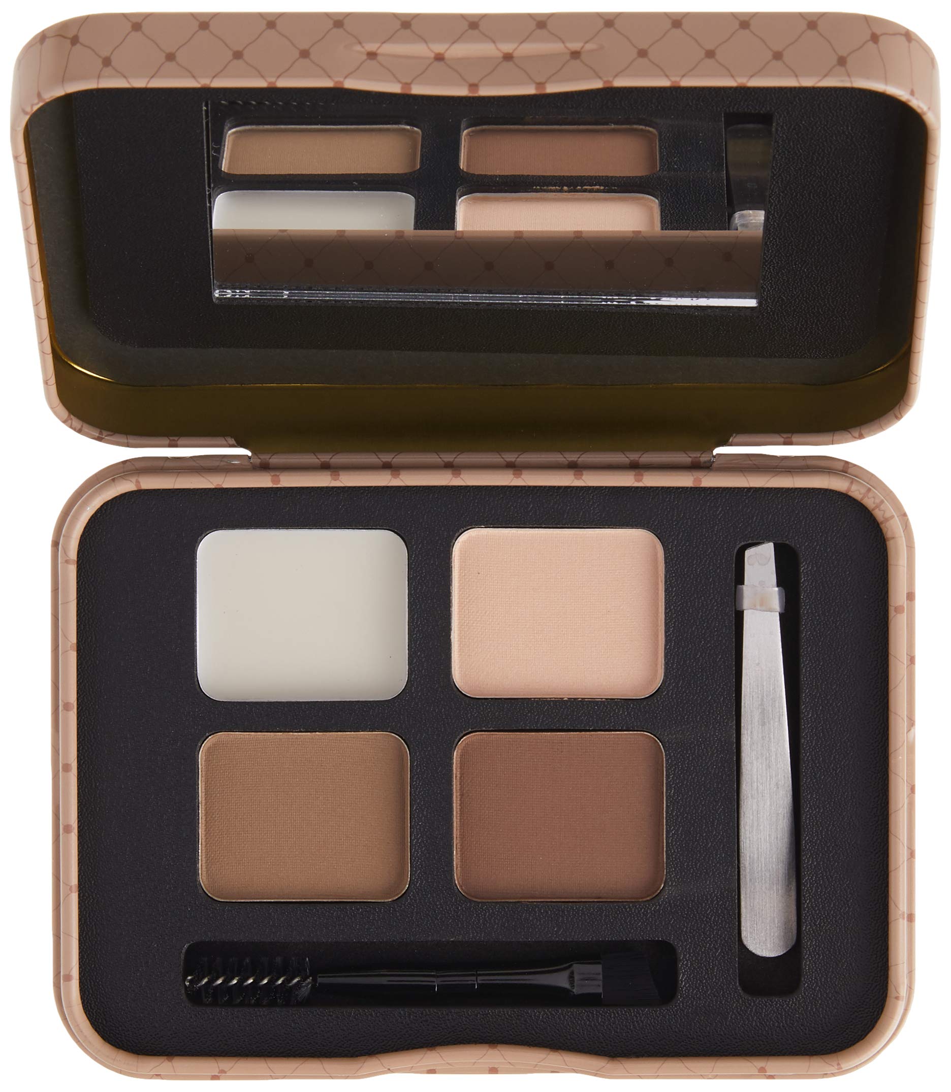 L.A. Girl Inspiring Brow Kit, Light And Bright (Light), Brow Wax 0.035 Oz., Brow Powder 0.15 Oz., Includes Tweezers And Dual End