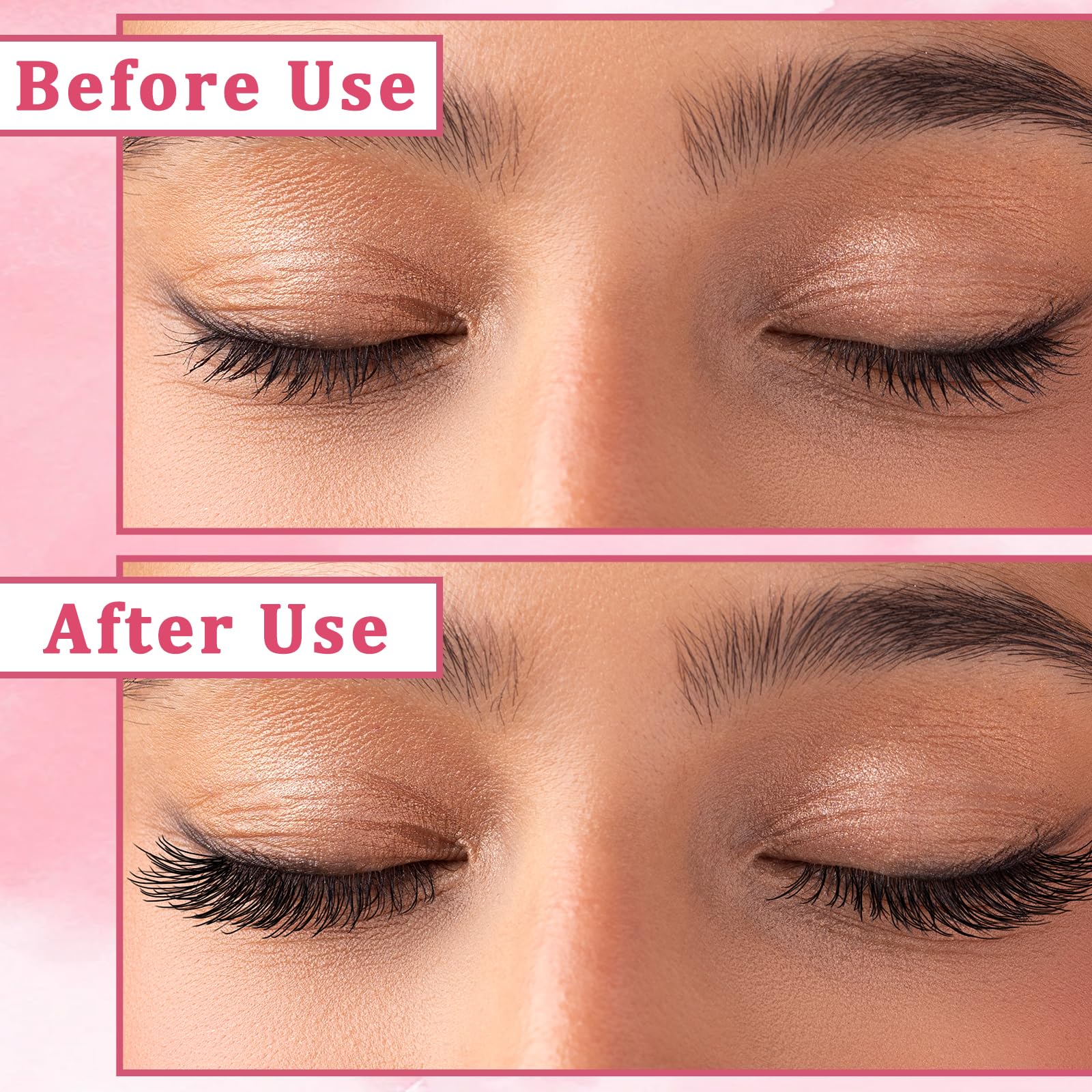 ZEYIYER 20 Pcs Disposable Mascara Wand Set with Tubes, Diamond Eyelash Brushes, Lash Wand Tubes, Makeup Eye Lash Spoolies with E