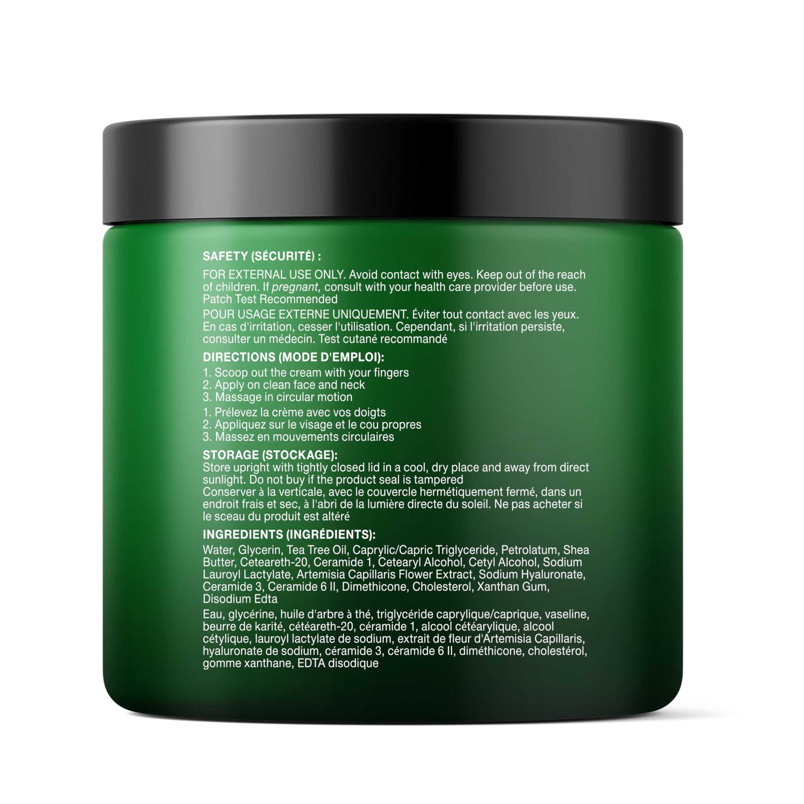 MAJESTIC PURE Tea Tree Oil Face Cream | Cream for Dry & Itchy Skin, Acne, Scar, Day & Night Moisturizer Face Cream for Women & M