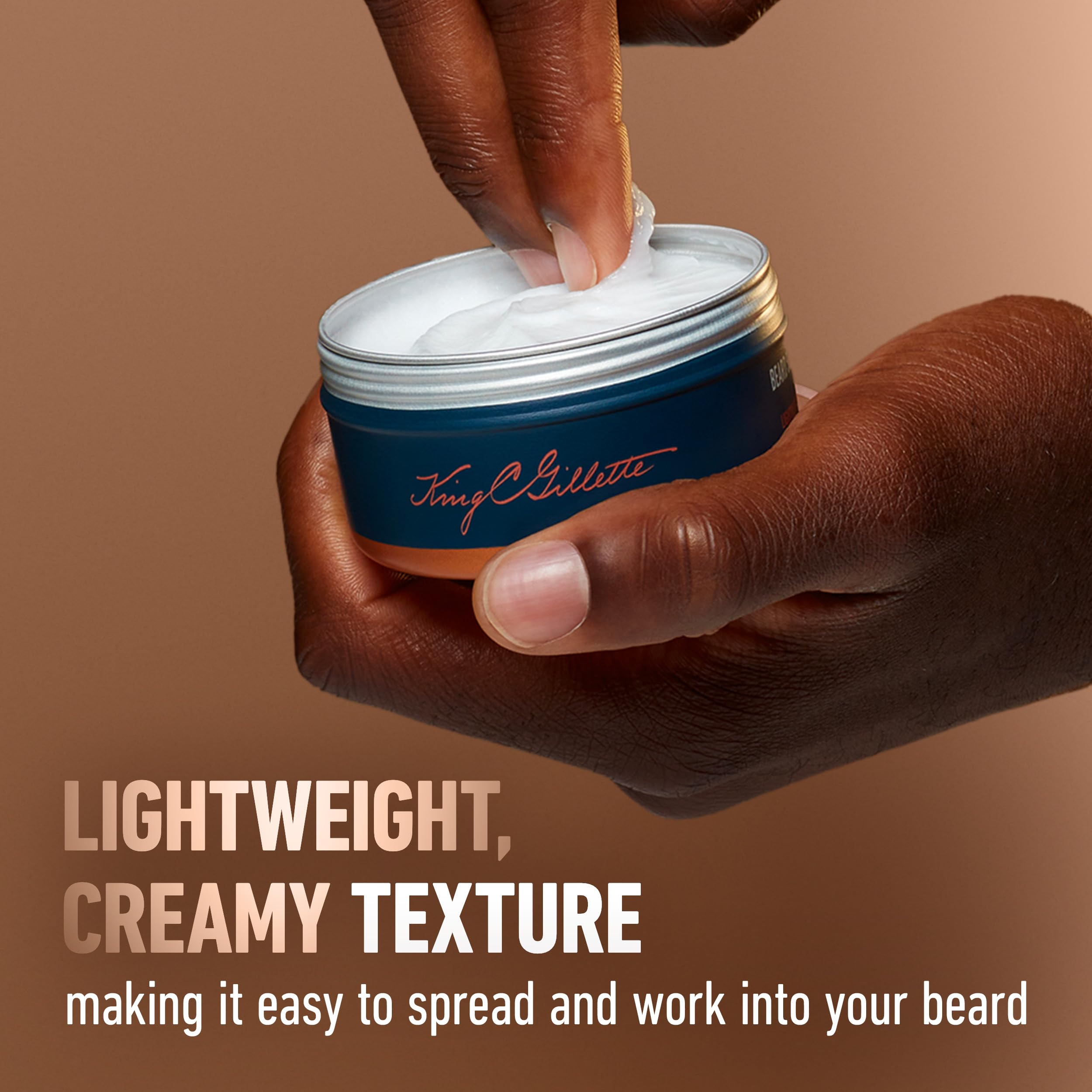 King C. Gillette Soft Beard Balm, Deep Conditioning With Cocoa Butter, Argan Oil And Shea Butter