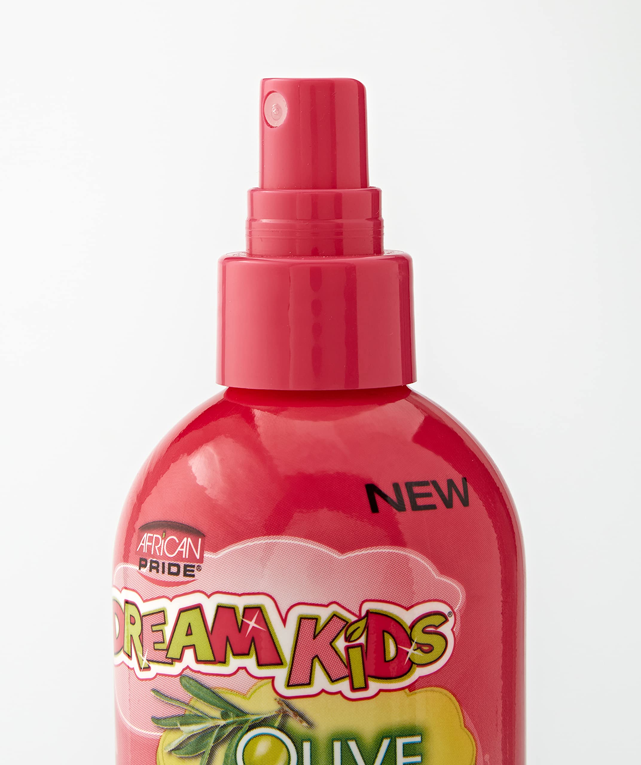 African Pride Dream Kids Olive Miracle Moisturizing Braid Spray - Helps Strengthen & Protect Hair, Excellent For Braids, Twists,