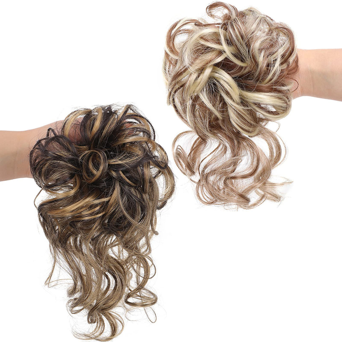 Faringoto Messy Bun Hair Piece,Hair Toppers for Thinning Hair,Ponytail ...