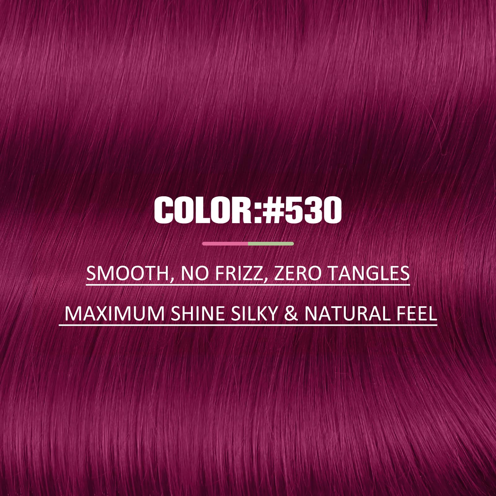 YoungSee Tape in Hair Extensions Human Hair Magenta 10pcs 20g Invisible Tape in Hair Extensions Human Hair Red 12 Inch Magenta H
