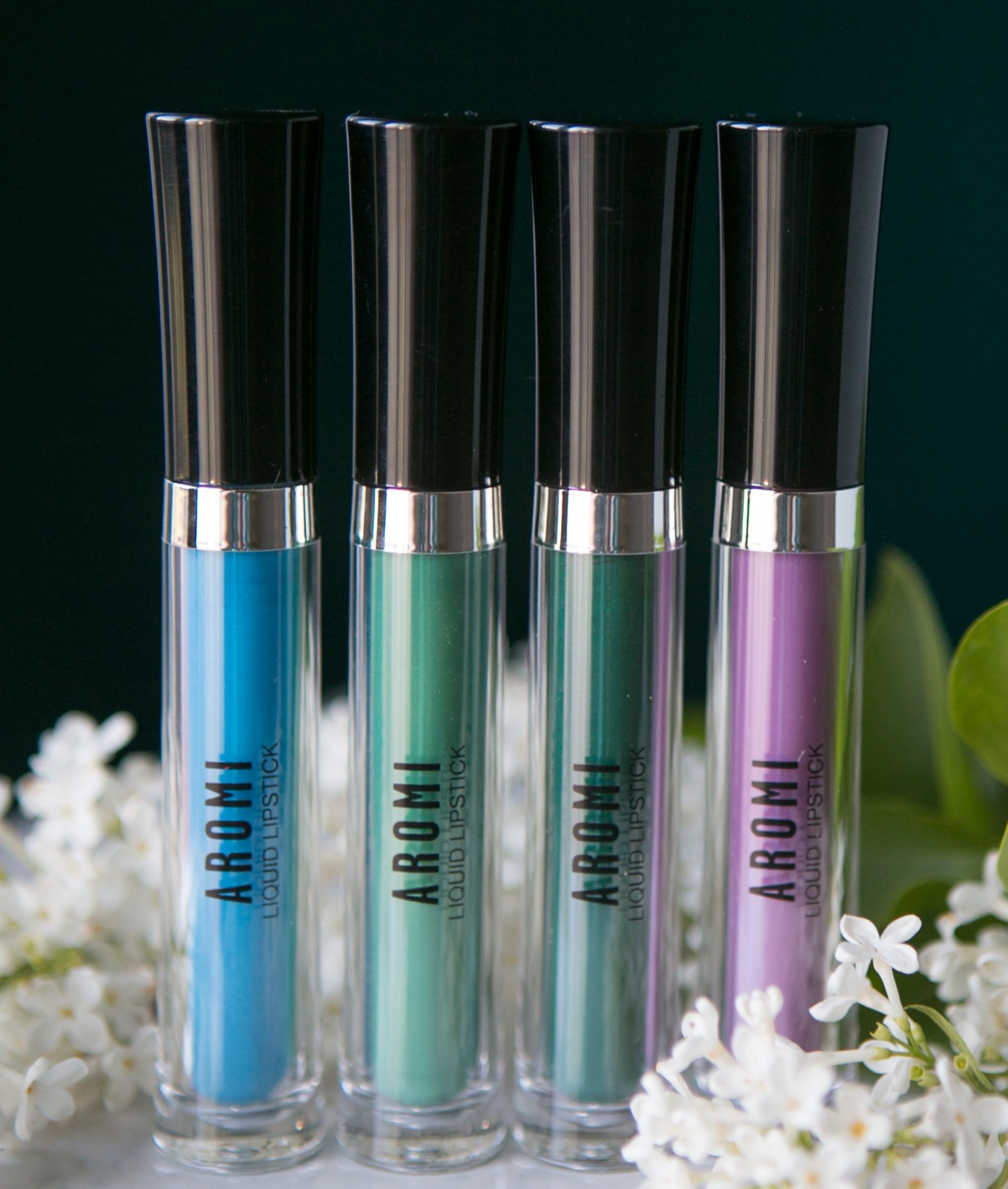 Aromi Lavender Matte Liquid Lipstick | Light Purple Lip Color, Vegan, Cruelty-Free, Long-Lasting Lipstick, Handmade (Lavender Fi