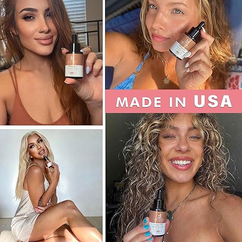 Self Tanning Drops - Face Self Tanner Drops Medium Color - Bronzer Drops - Self Tanner For Face - Self Tanner Face Tanner - Face