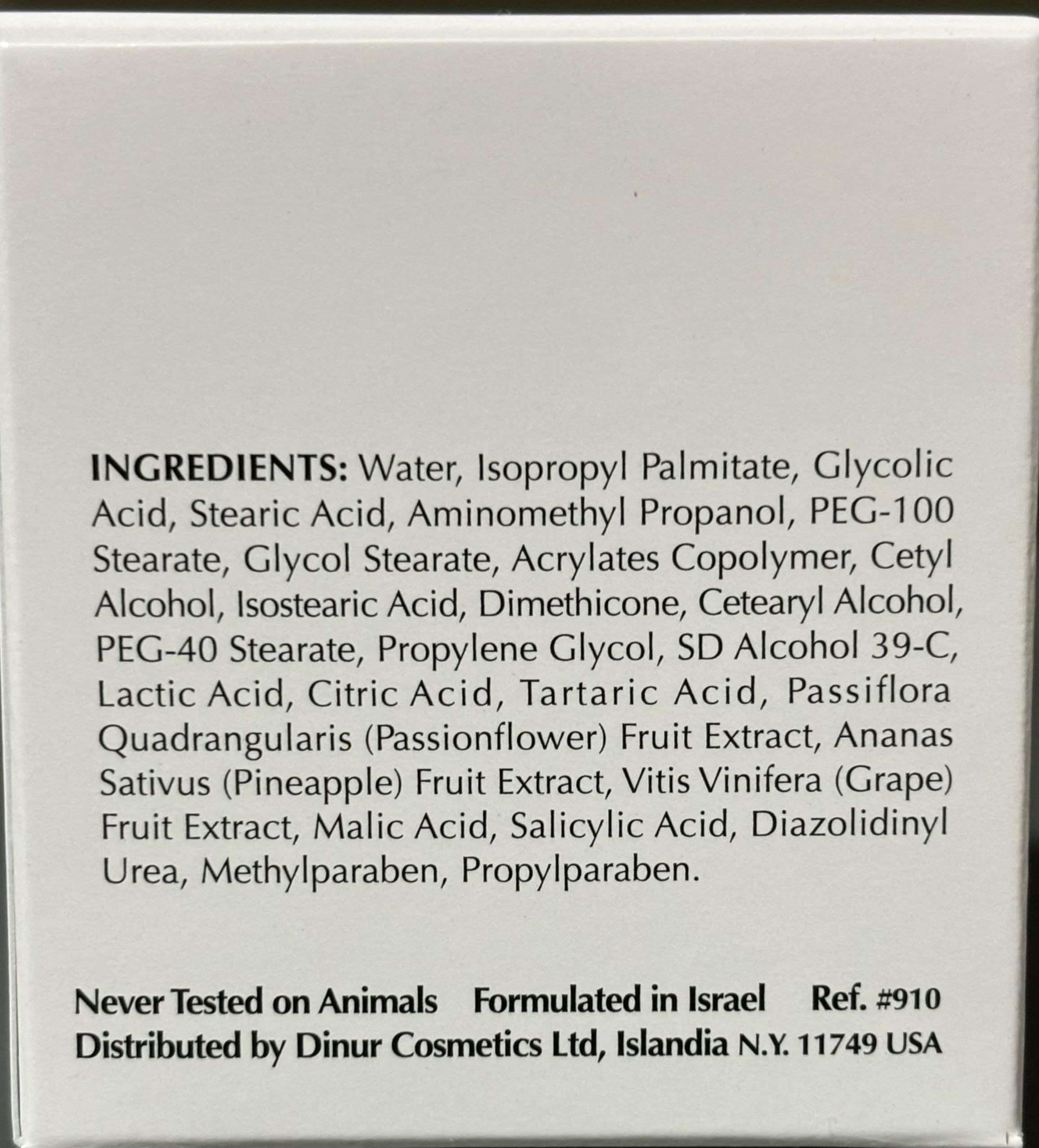 Dinur Cosmetics GLYCO COMPLEX Day Treatment pH 3.5 2 oz./ 56.7g