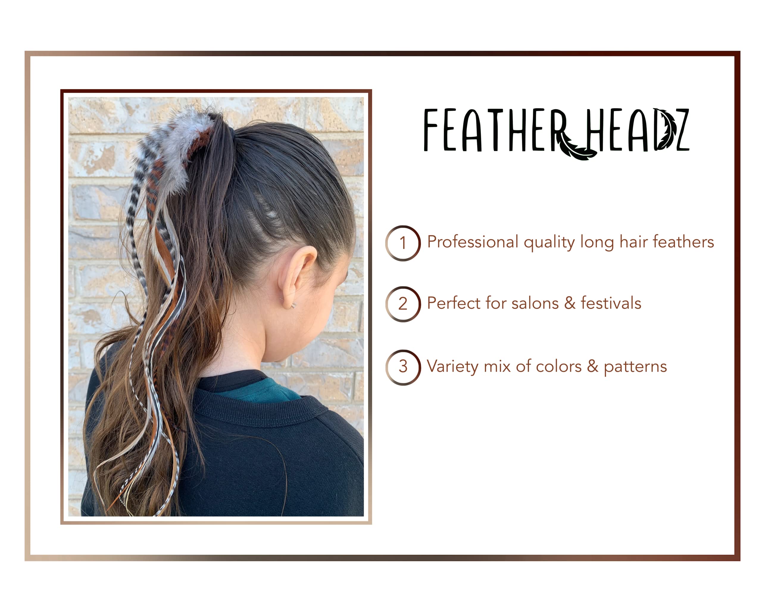 15 Natural Fluffy Color Hair Feathers - 7   - 12    Long - Natural Fluffy Hair Extension, Feather Hair Extension DIY Kit - Eye-C