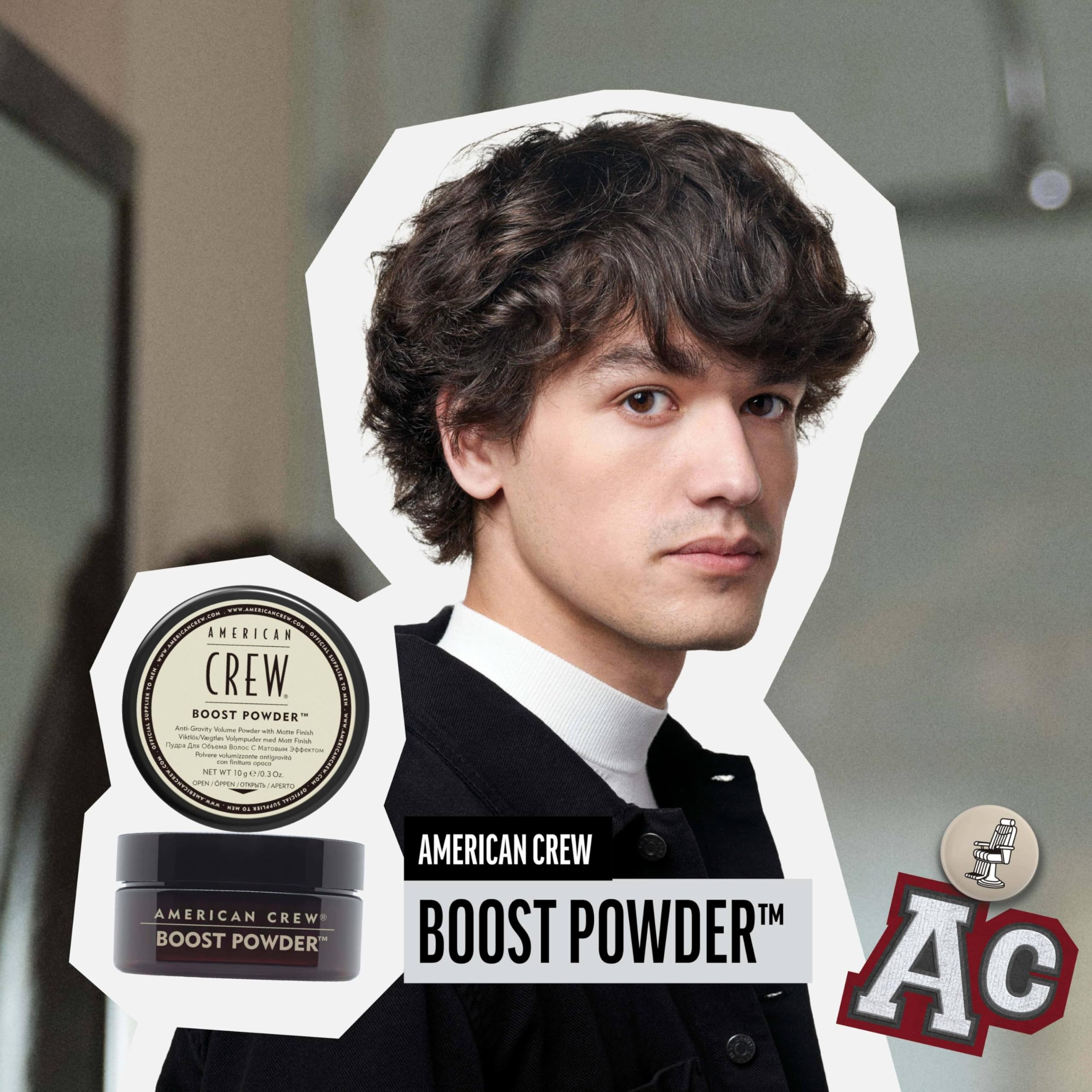 American Crew Men's Hair Boost Powder, Provides Lift & Volume, 0.3 Oz (Pack of 1)