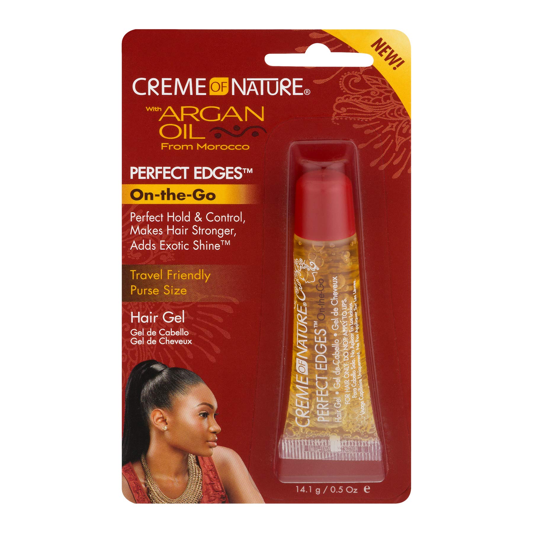 Creme of Nature Argan Oil Perfect Edges OnTheGo, 0.5 Ounce