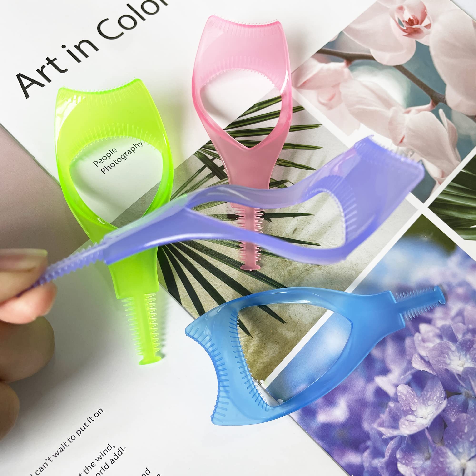 Mascara Shield Guard 8 Pcs Lash Buddy Tool Mascara Guard Eye Lash Applicator, Makeup Cosmetic Lash Guard, Eyelash Tool 3 In 1 Up