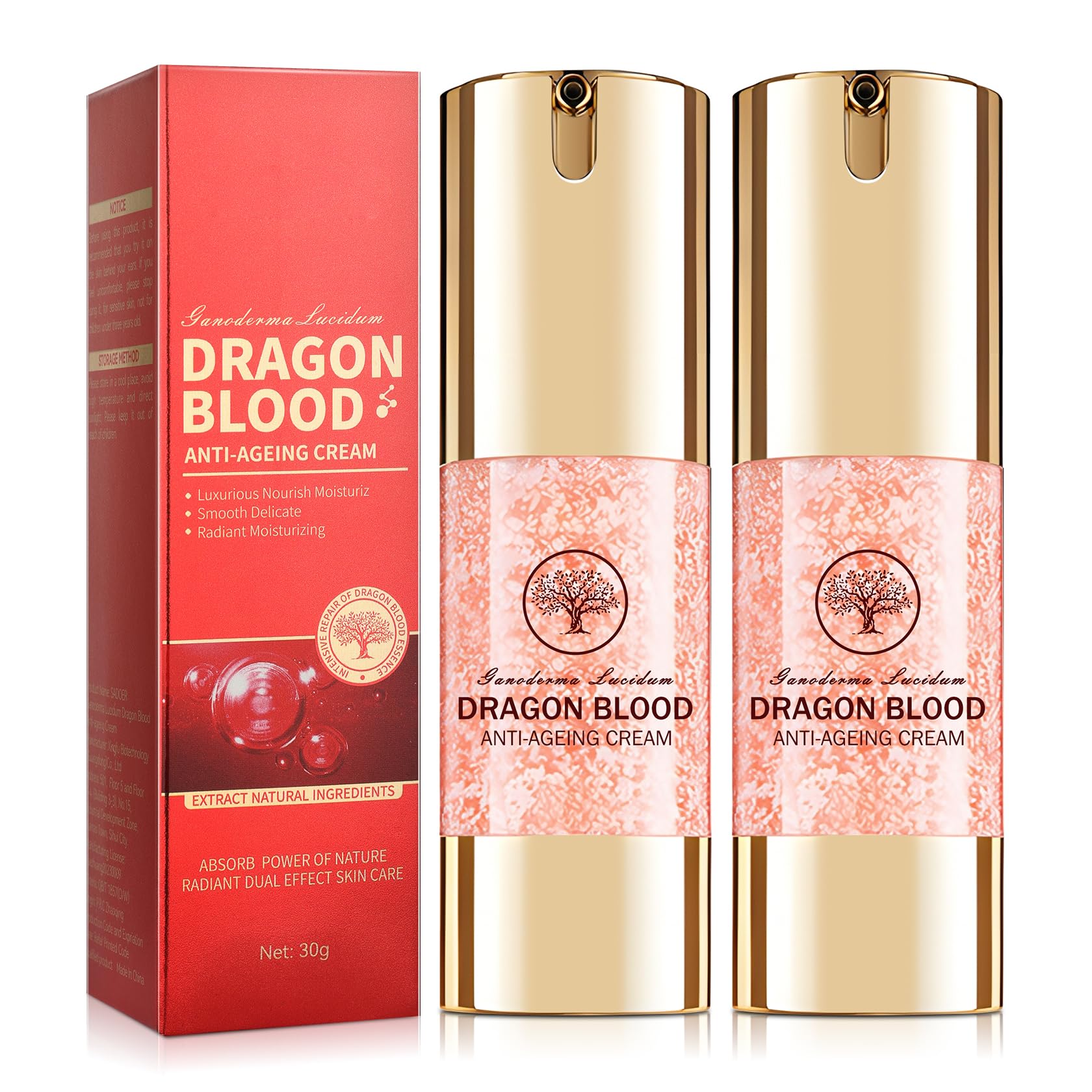 Rosawee 2PCS Dragons Blood AntiAging Face Cream for Women