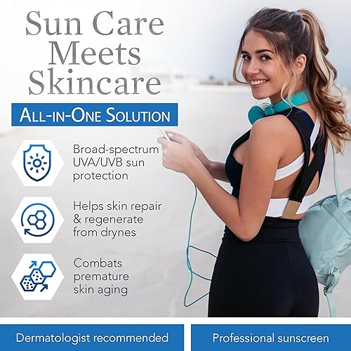 Clearchoice Sport Shield Sunscreen - Natural Face Sunscreen For Daily Use, Spf 45-4 Ounces