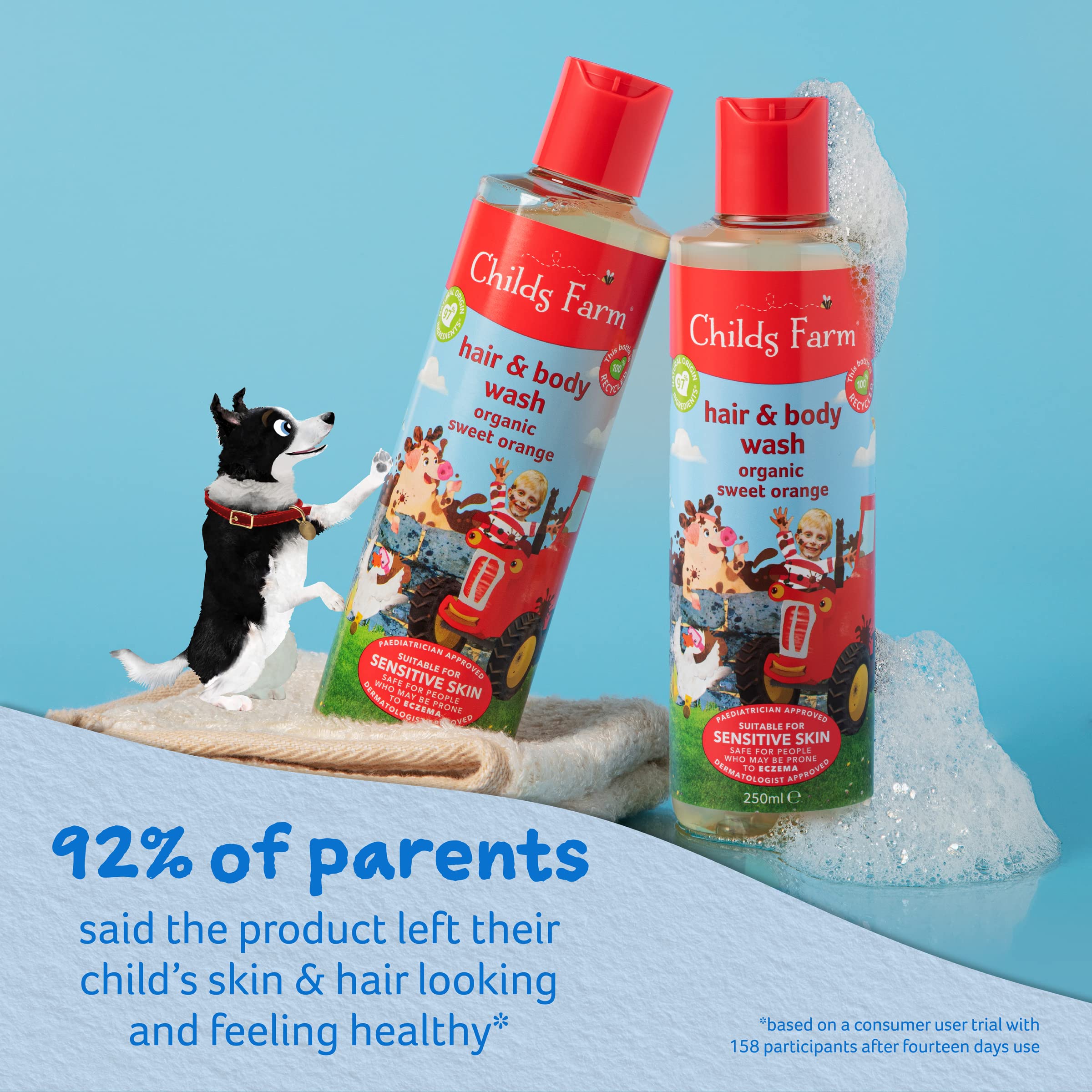 Childs Farm hair & body wash organic sweet orange 250ml