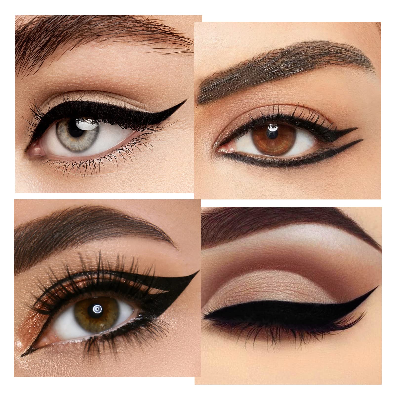 Boobeen Eyeliner Gel Makeup Black Eye Liner Pen Matte Waterproof Eyeliner Pencil Quick Drying Eye Liner Gel Stick Eye Makeup Lon