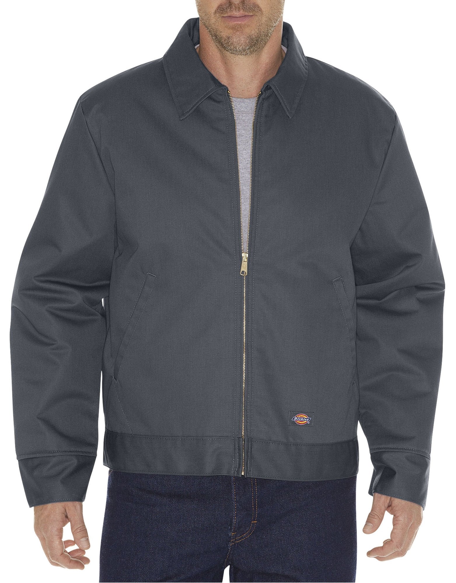 Dickies mens Big-tall Lined Eisenhower athletic insulated jackets, charcoal, XX-Large Tall US