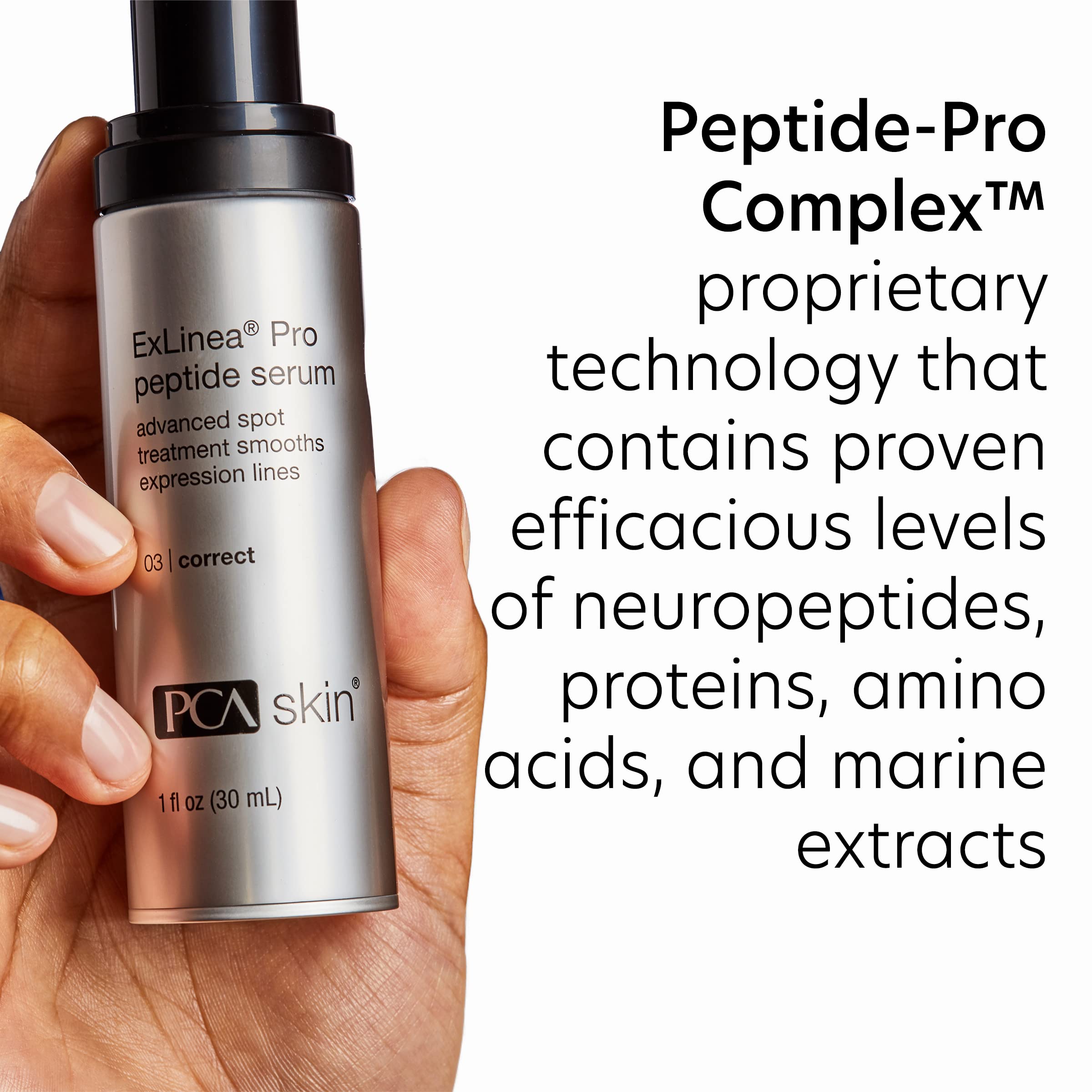 Pca Skin Peptides Serum For Face 1.0 Oz Pump - Aging Skin, Advanced Spot, Anti-Wrinkle Serum For Face And Neck