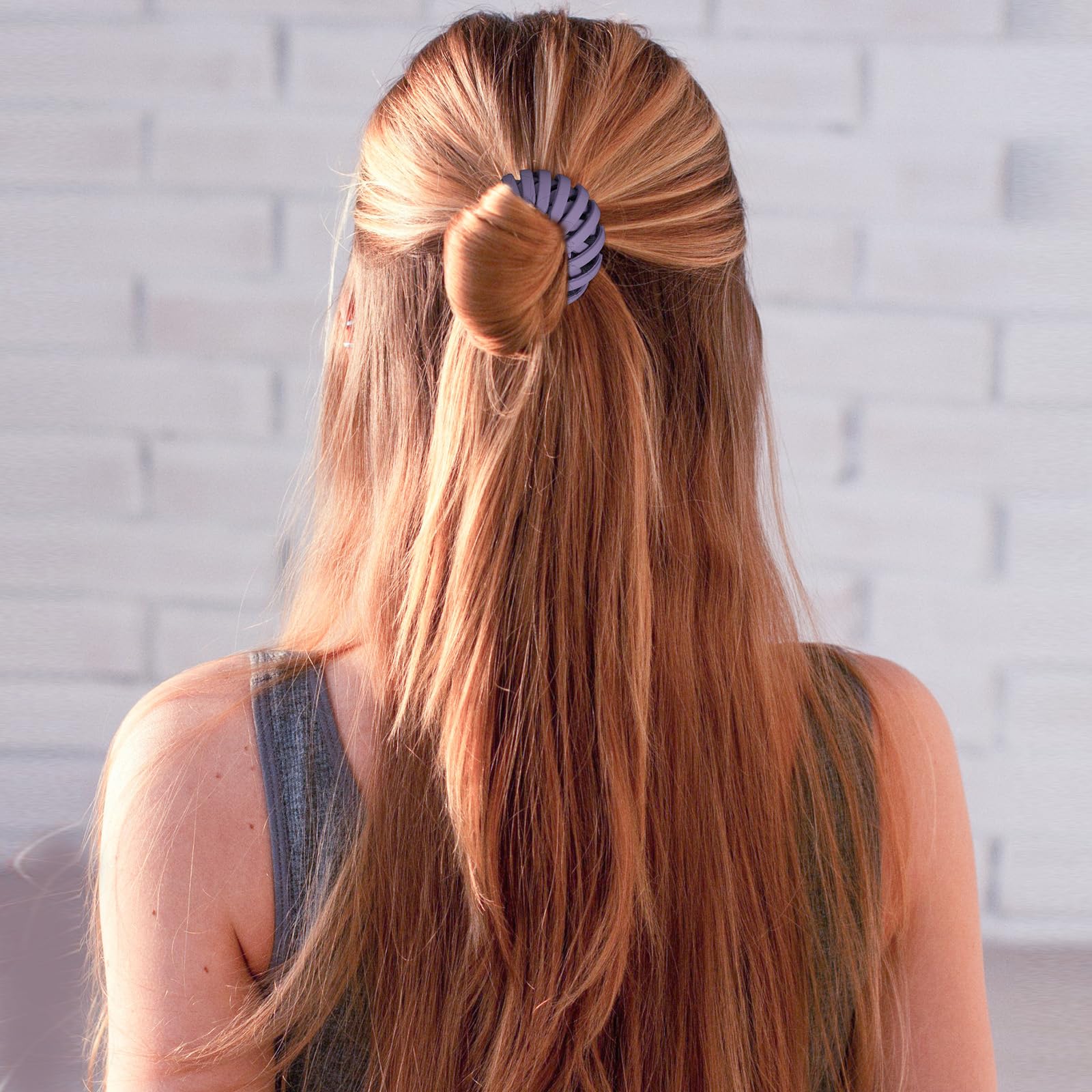 6Pcs Bird Nest Magic Hair Clips Hair Nest For Bun Strong Ponytail Holders For Women Girls (Dark, Small)