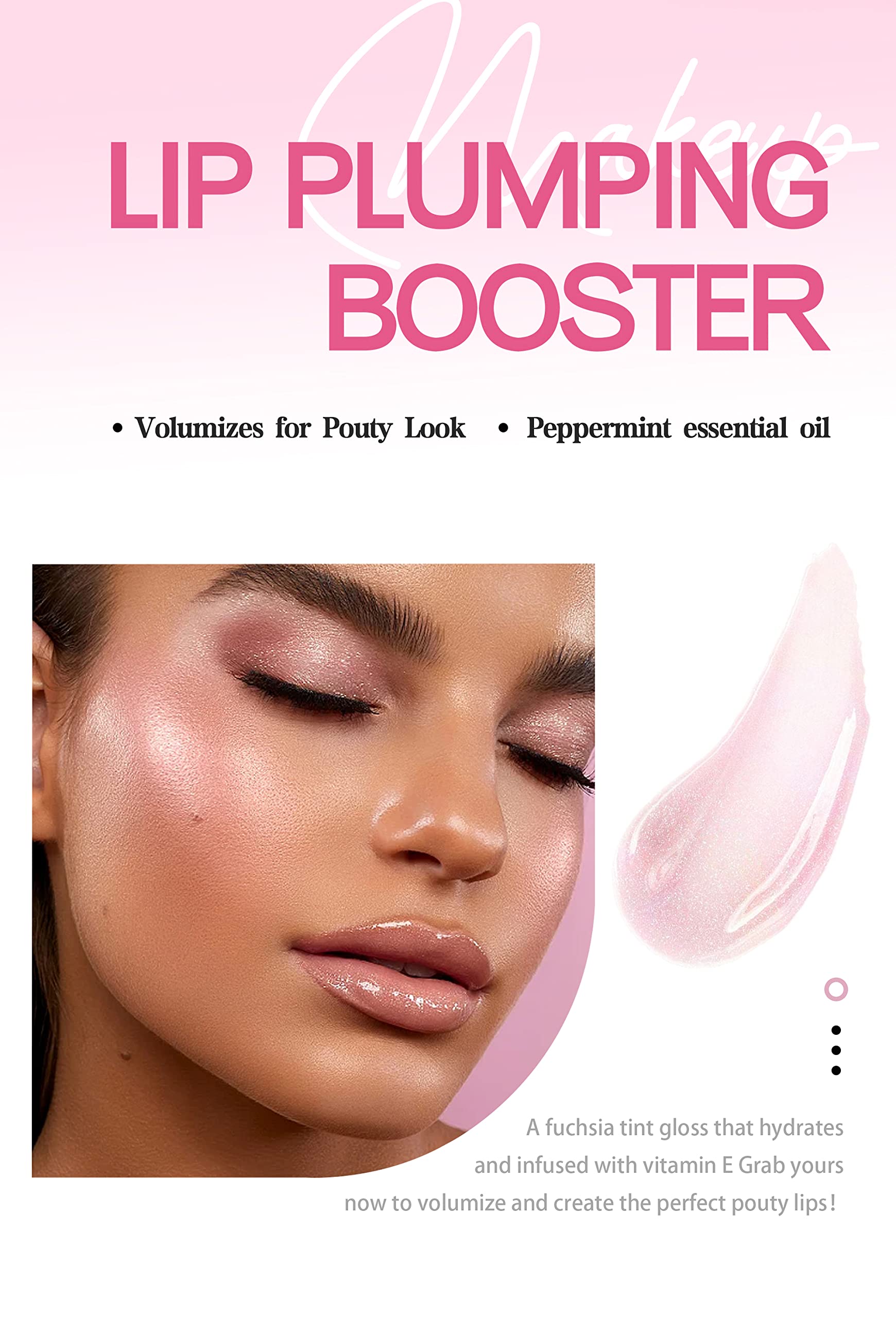 Easilydays Lip Gloss Plumper - Hydrating High-Shine Lipstick, 1 oz, Spicy #03