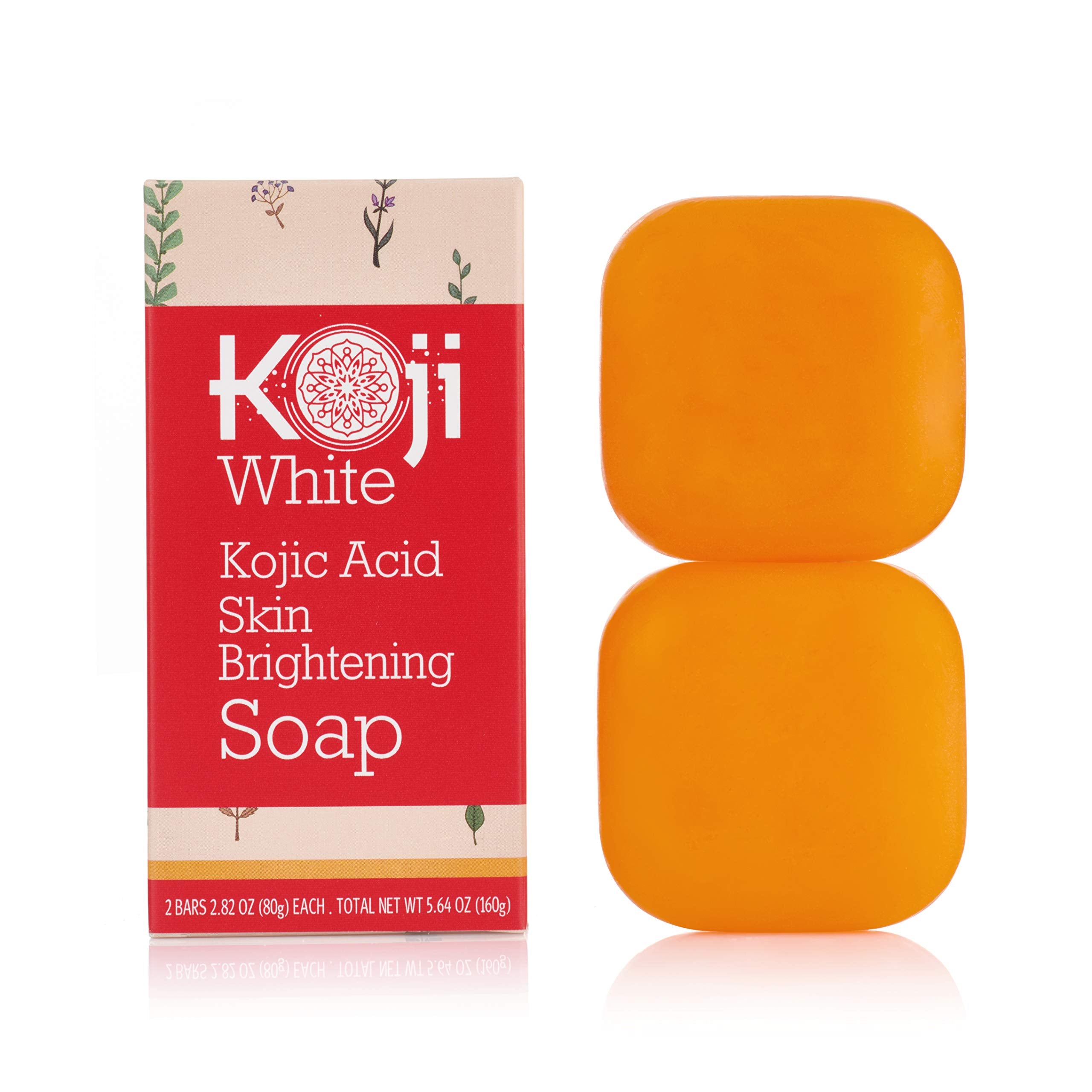 Pure Kojic Acid Skin Brightening Soap For Reduce Dark Spots & Glowing Skin, Moisturizing For Face & Body, Reduce Acne Scars, Mel