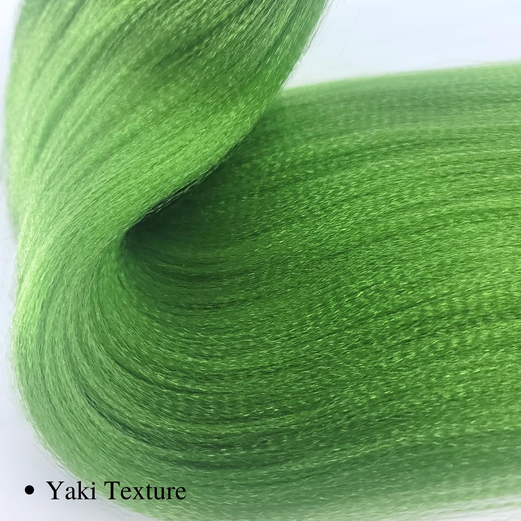 Gozill Braiding Hair Pre stretched Seaweed Green Prestretched Hypoallergenic Braiding Hair Knotless Ez Braid Itch Free Long Synt