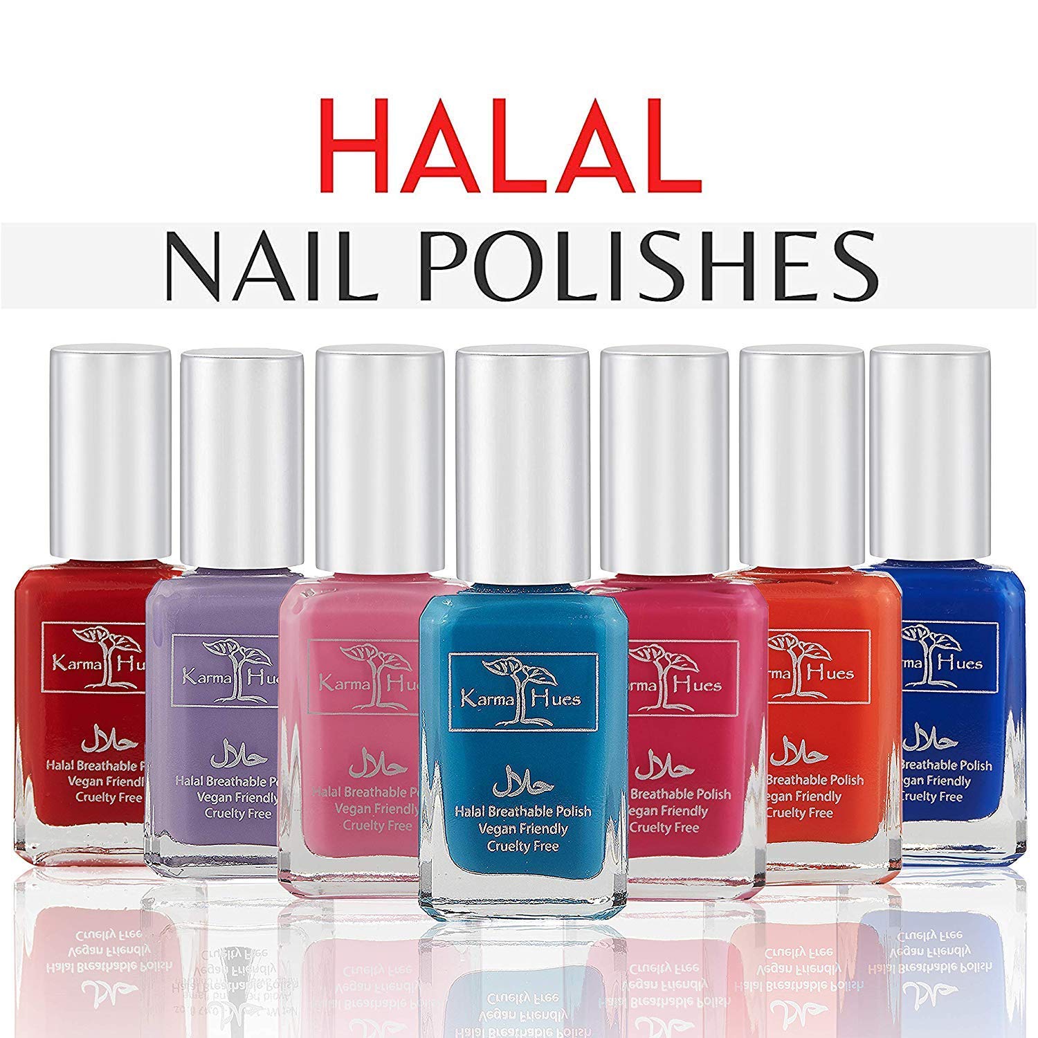 Karma Naturals Certified Halal Nail Polish - Breathable & Water Permeable, Wudu Friendly (Fawzia)