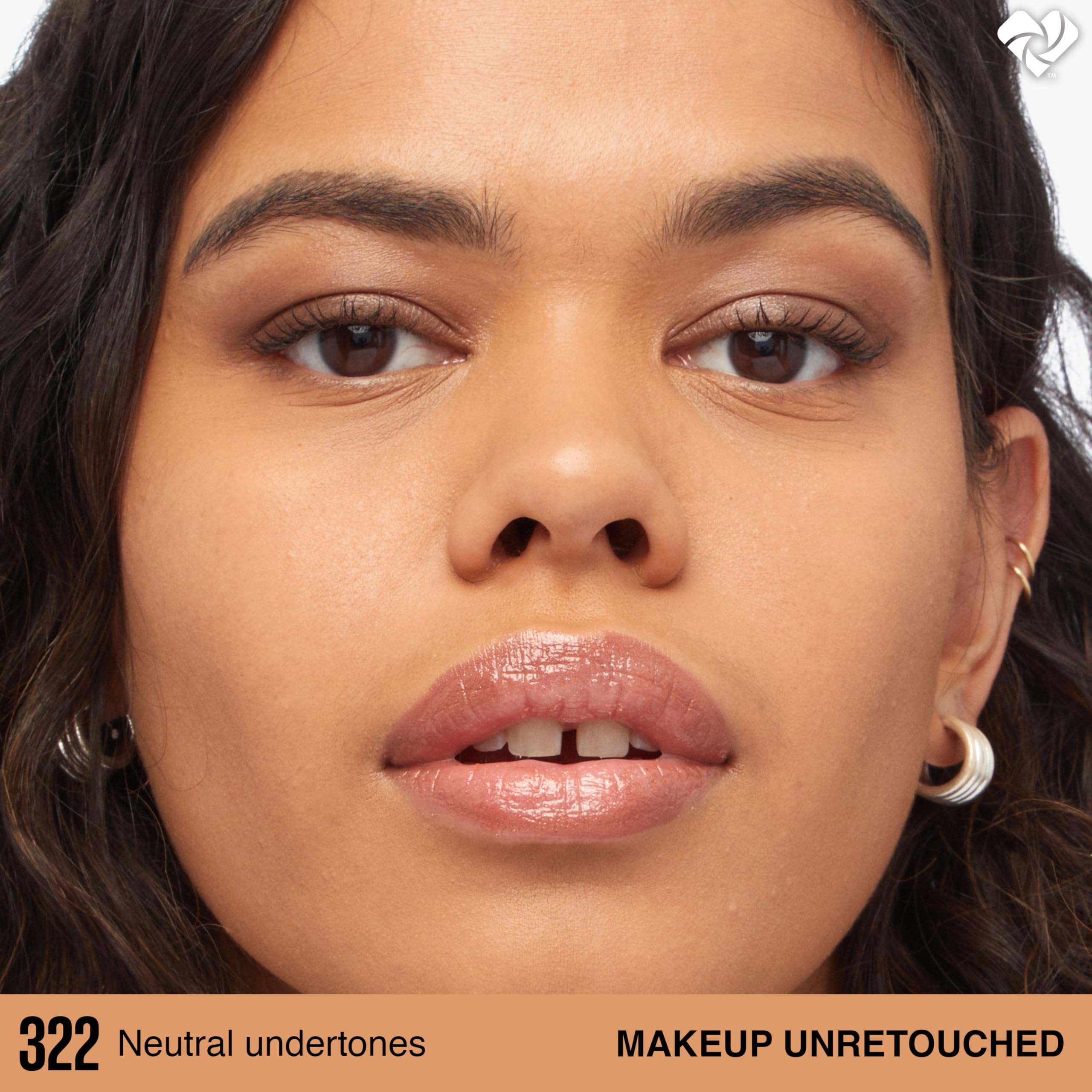 Maybelline Super Stay Lumi-Matte Foundation, Lightweight and Buildable Full Coverage Foundation Makeup For Up To 30HR Wear, 322,
